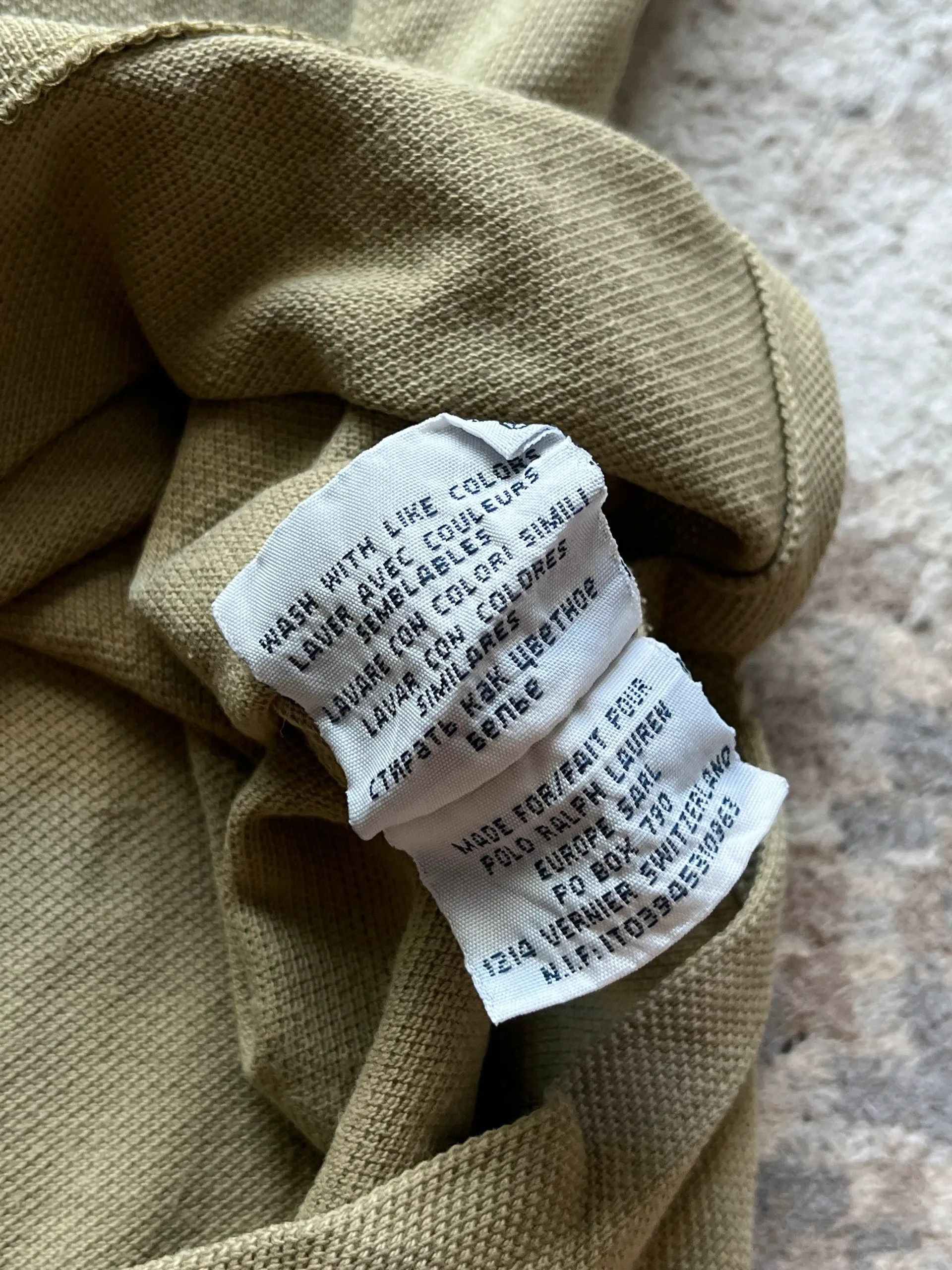 Polo Ralph Lauren Polo Ralph Lauren Sz XL Khaki Polo Shirt Small Pony Size US XL / EU 56 / 4 - 7 Thumbnail