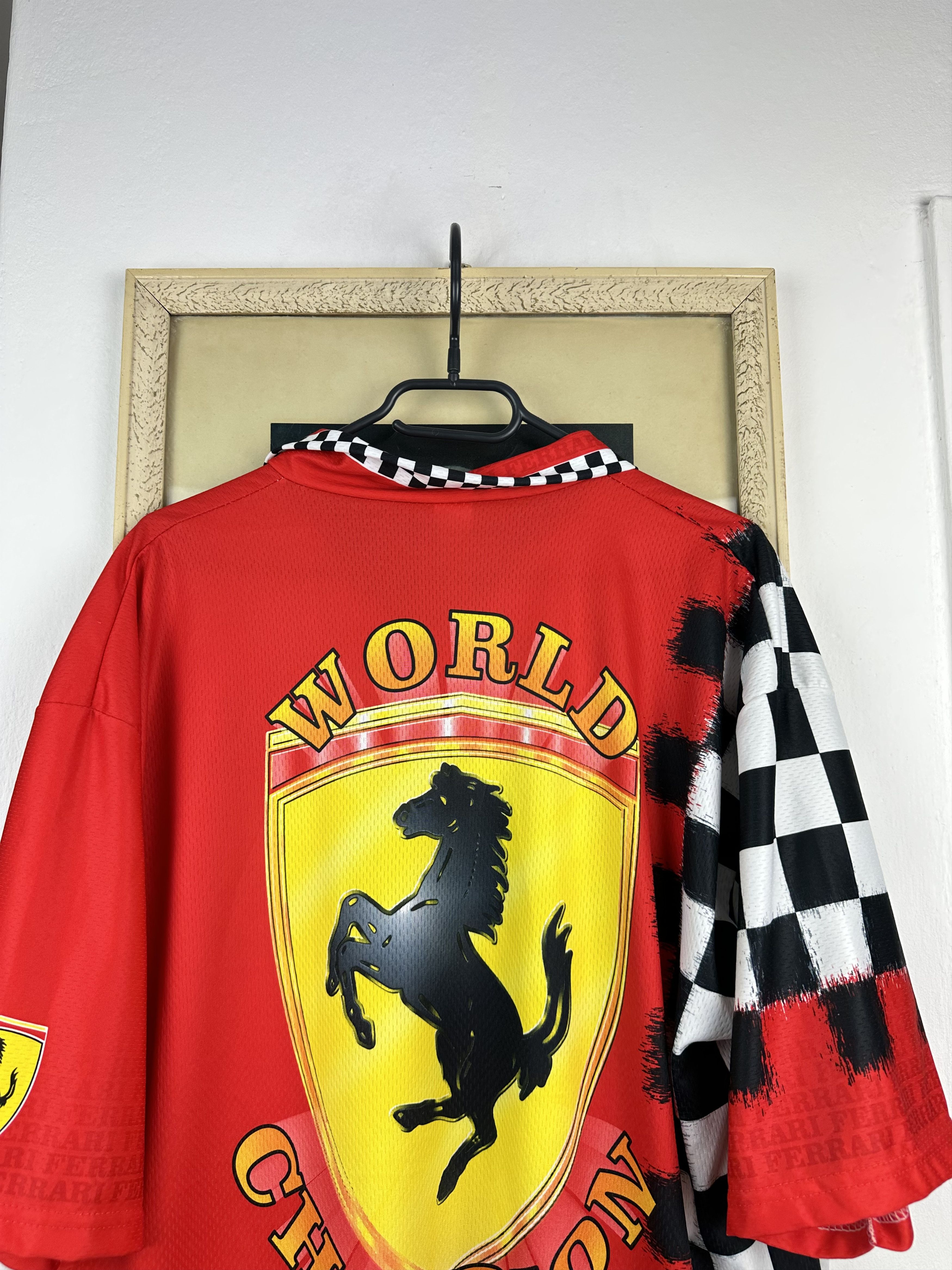 Ferrari × Vintage Vintage Ferrari Rare Racing Tee Shirt Jersey Hype Marlboro Size US XXL / EU 58 / 5 - 2 Thumbnail