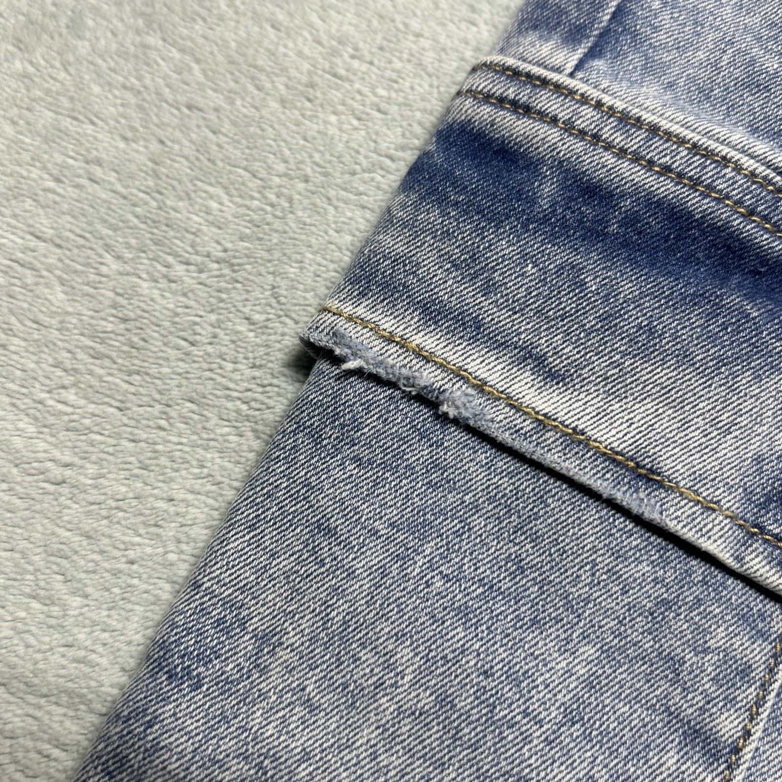 Wrangler 2000s Beyond Baggy Cargo Jeans Medium 34x27 Wide Strap Leg Size 30" / US 8 / IT 44 - 6 Thumbnail