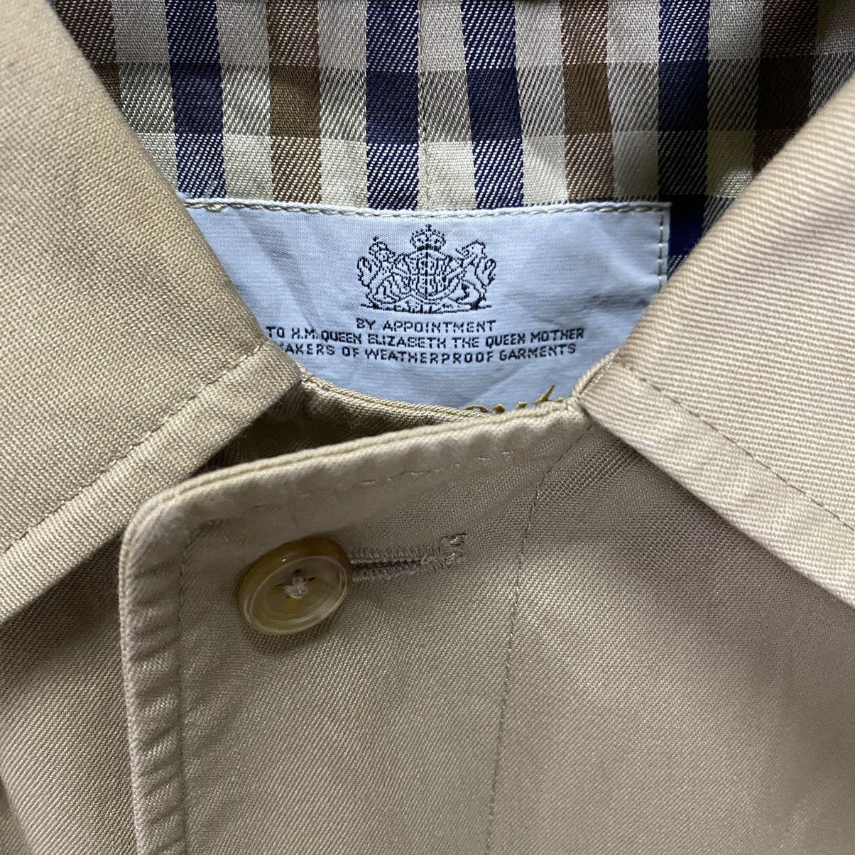 Aquascutum Aquascutum checkered inner overcoat Size US M / EU 48-50 / 2 - 16 Thumbnail