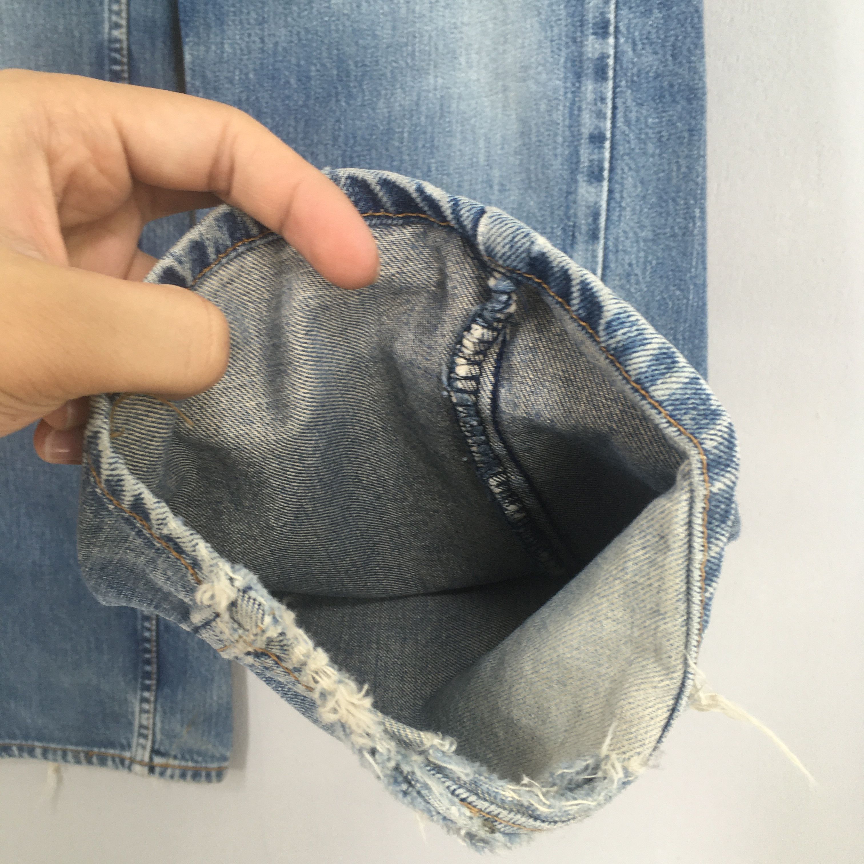 Levi's Size 30x33 Vintage 90s Levi's 512 Stonewash Blue Jeans S1978 Size US 30 / EU 46 - 5 Thumbnail