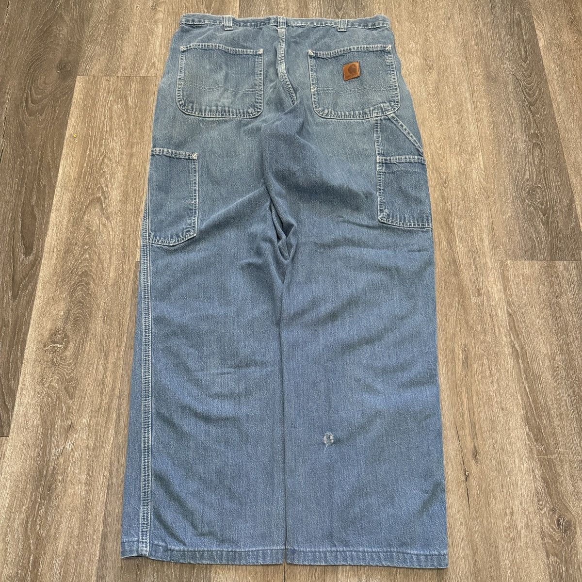 Carhartt × JNCO × Vintage Vintage Y2k Carhartt denim wide leg carpenter pants Size US 34 / EU 50 - 1 Thumbnail
