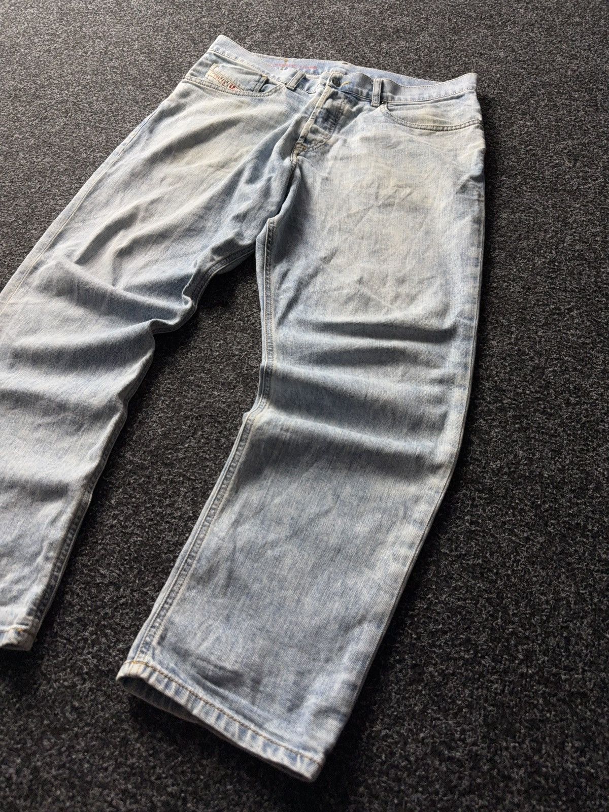 Diesel × Vintage Diesel Jeans Light Wash Y2K Style For Successful Living Size US 32 / EU 48 - 3 Thumbnail