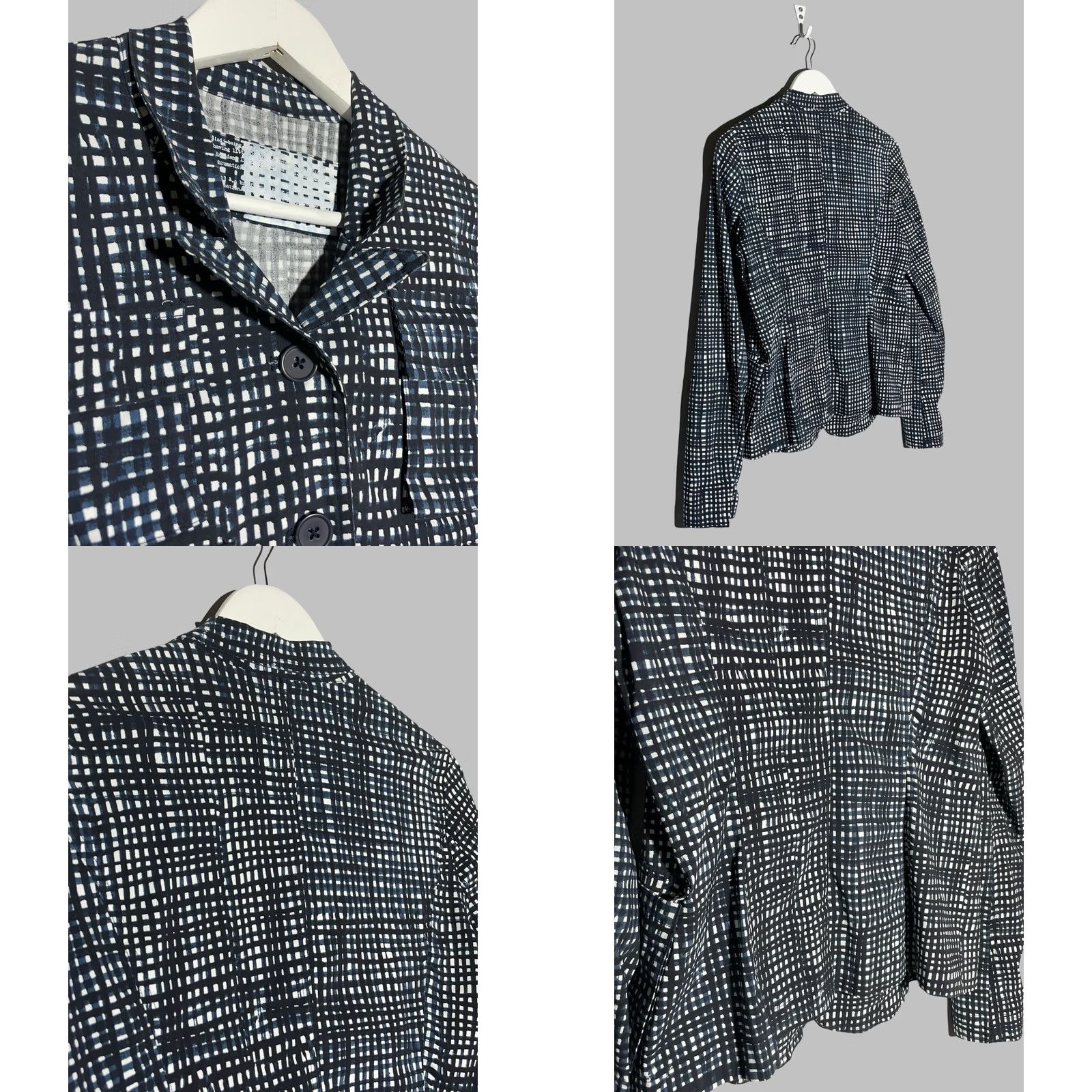 Vintage Rundholz Blazer Women XS Black Button Pockets Multi Pocket Jacket Slim Regular Vintage No Size XS / US 0-2 / IT 36-38 - 9 Thumbnail