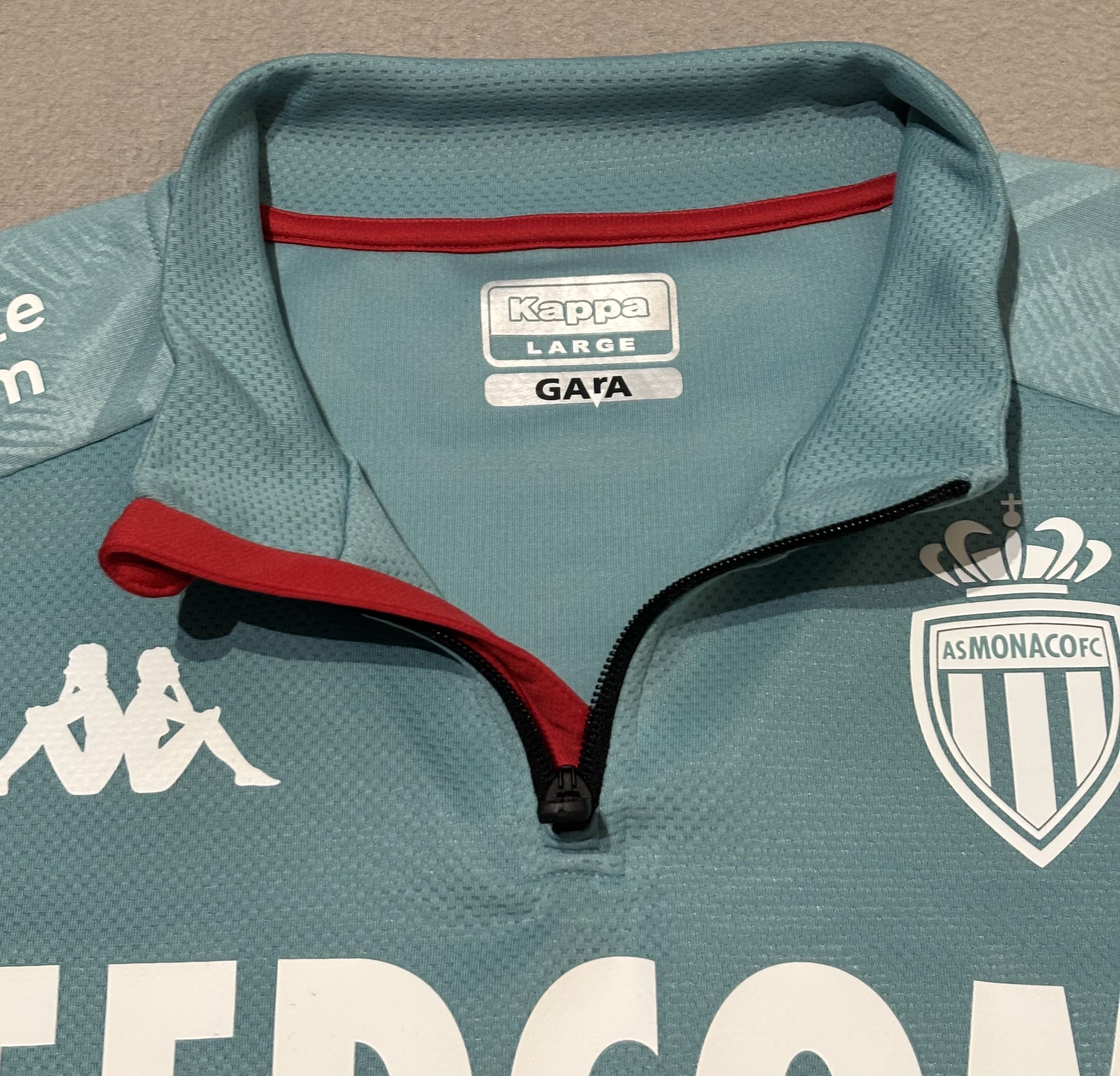 Kappa AS Monaco 2020/2021 Kappa Training Sweatshirt Size L Size US L / EU 52-54 / 3 - 12 Thumbnail