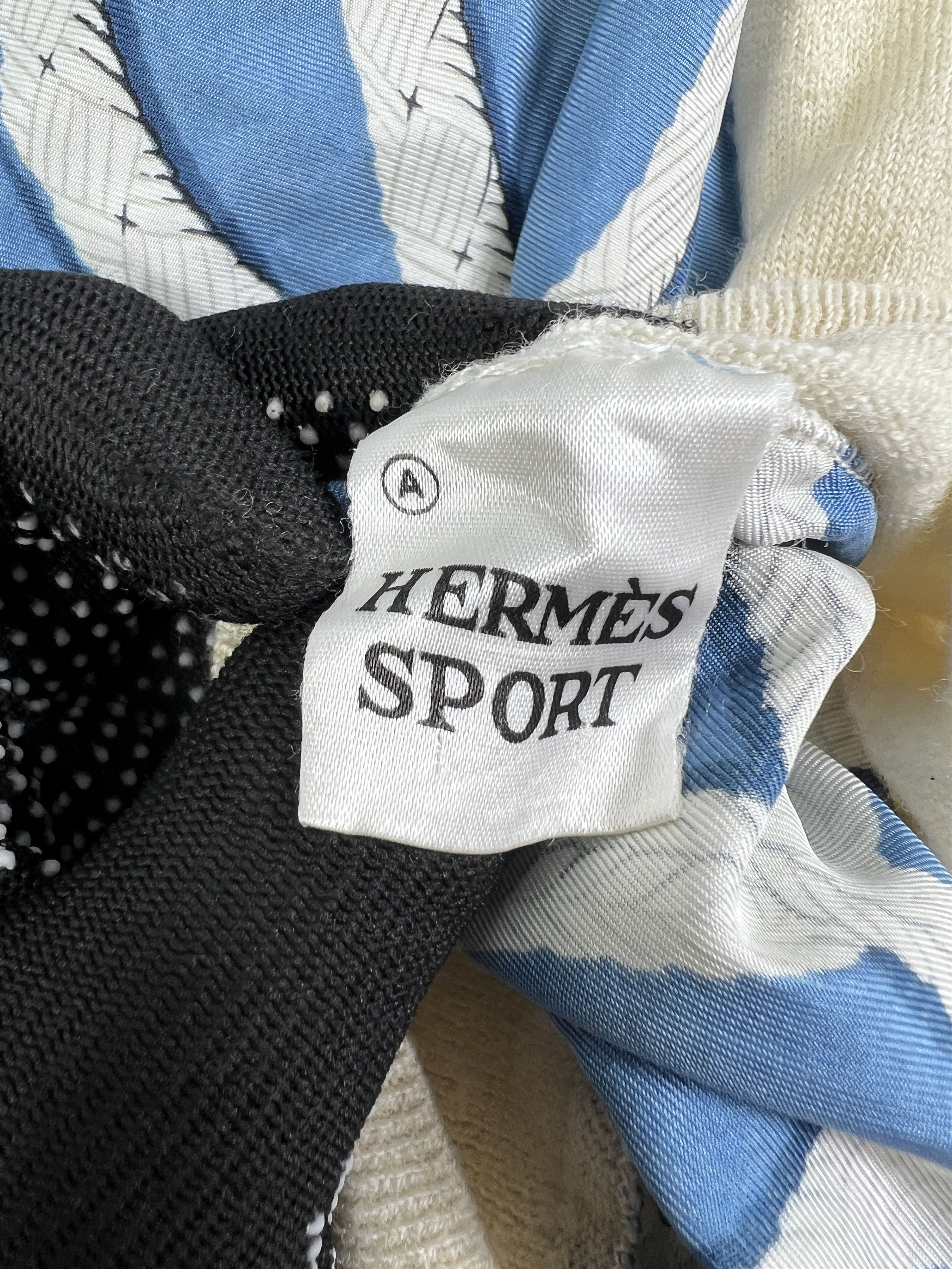 Hermes × Vintage Vintage Hermès Sport Paris Mock Neck Sweater (42) GTMPT965 Size US XS / EU 42 / 0 - 6 Thumbnail