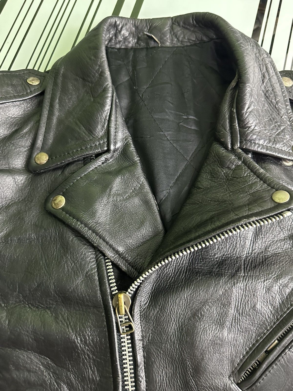 Harley Davidson 80’s Vtg Leather Jacket Harley Davidson Double Riders Jacket Size US M / EU 48-50 / 2 - 18 Thumbnail