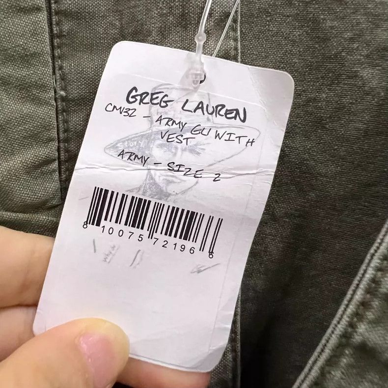 Greg Lauren greg lauren Two old and fake military green jackets 2506-Ne Size M / US 6-8 / IT 42-44 - 4 Thumbnail