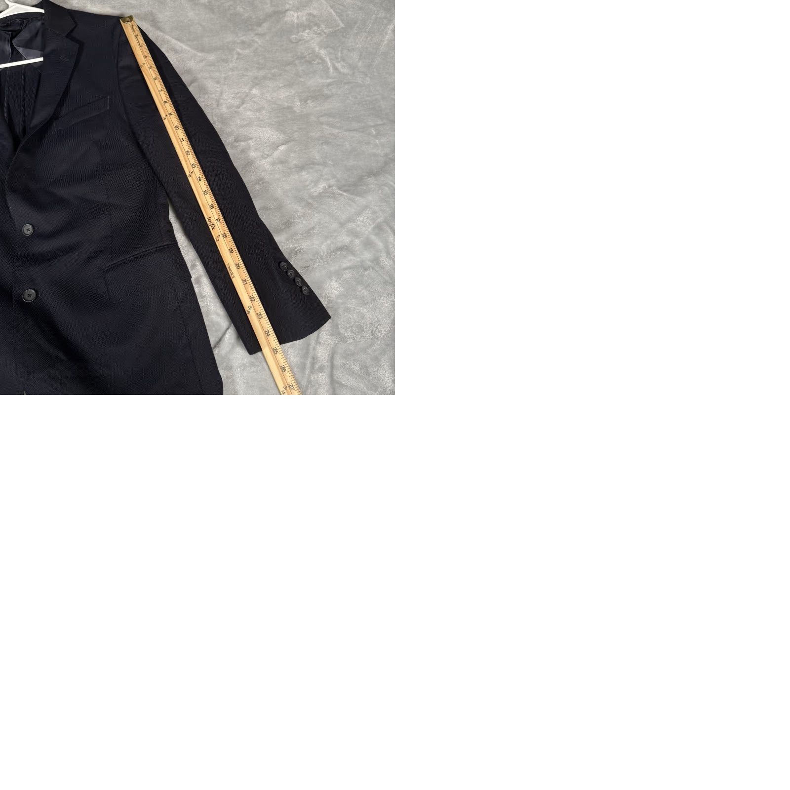 Brooks Brothers Brooks Brothers Classic Blazer Jacket Mens 42R Wool Navy Blue Single-Breasted Two-Button 2 Piece Slim Regular Casual Business Coat Size 42R - 9 Thumbnail