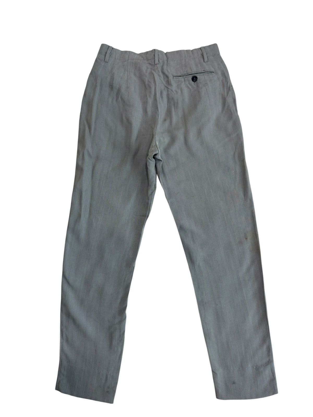 Dirk Bikkembergs Dirk Bikkembergs Herringbone Rayon Casual Pants Italy Made Size US 32 / EU 48 - 5 Thumbnail
