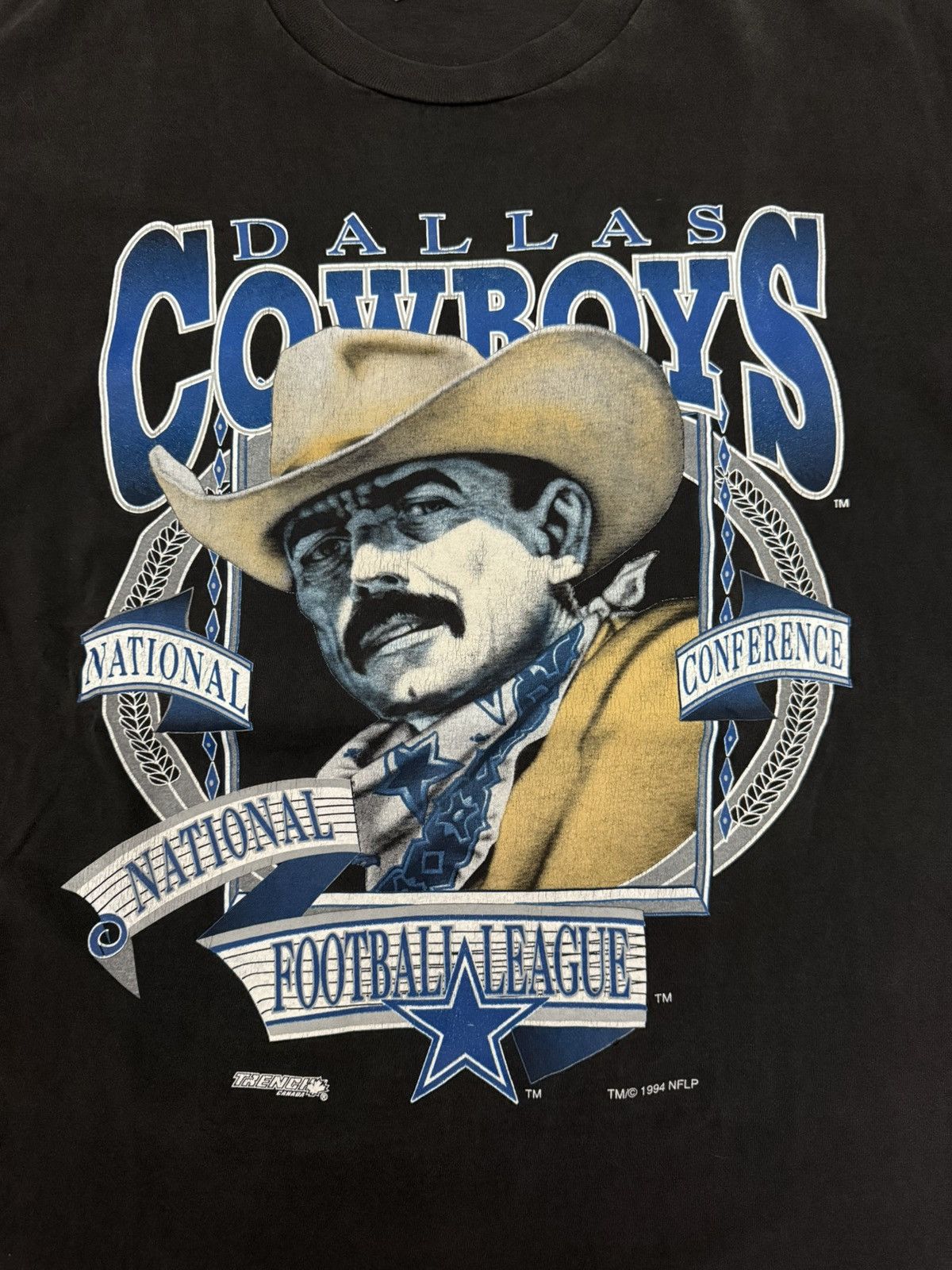Vintage 1994 dallas cowboy vintage tee vt t shirt Size US XL / EU 56 / 4 - 4 Thumbnail