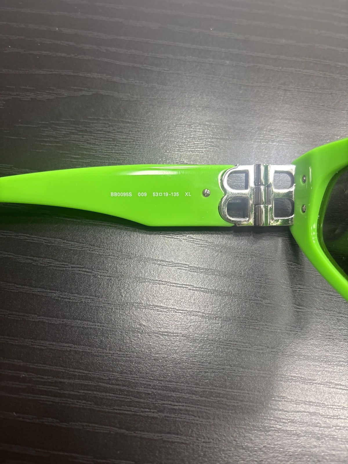 Balenciaga Balenciaga Green Sunglasses Size ONE SIZE - 4 Thumbnail