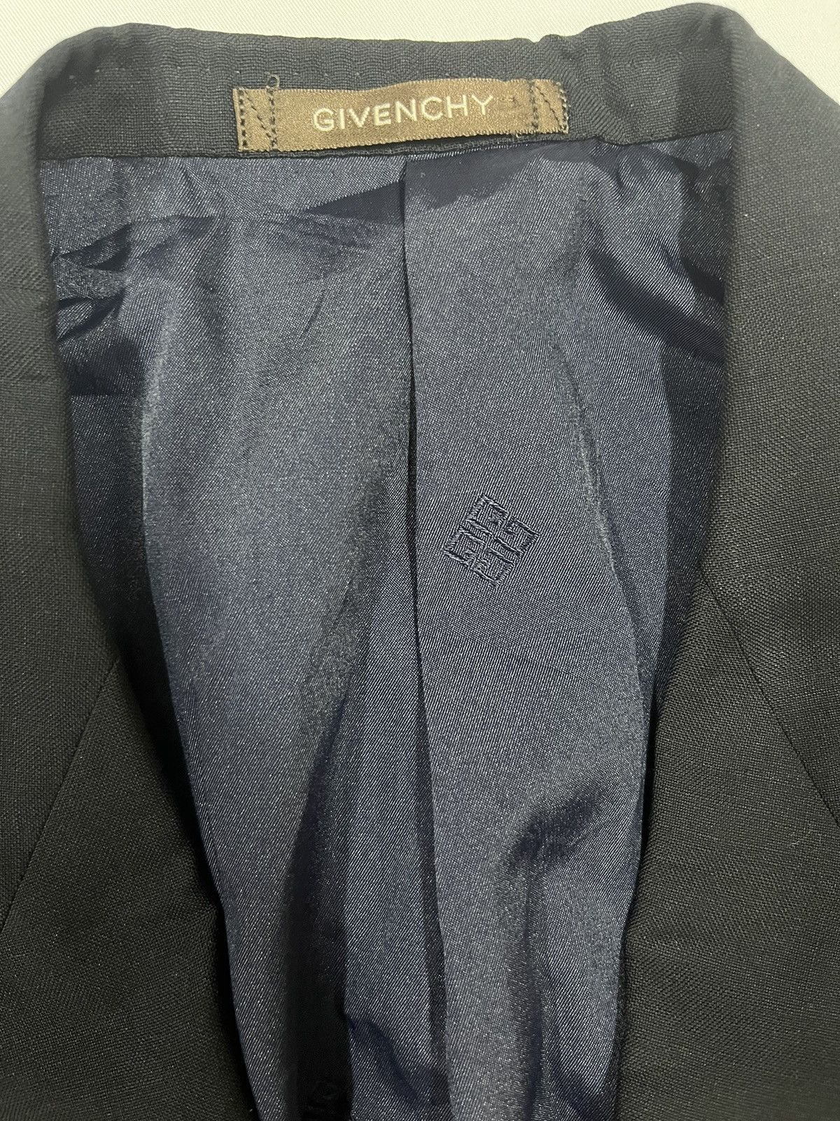 Designer × Givenchy × Japanese Brand Givenchy blazer colour blue Size 38R - 9 Thumbnail