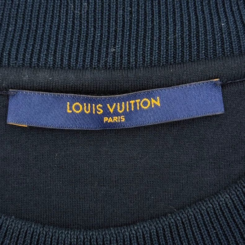 Louis Vuitton Louis Vuitton Black full gradient logo sweatshirt 2505-Next Size US XL / EU 56 / 4 - 5 Thumbnail