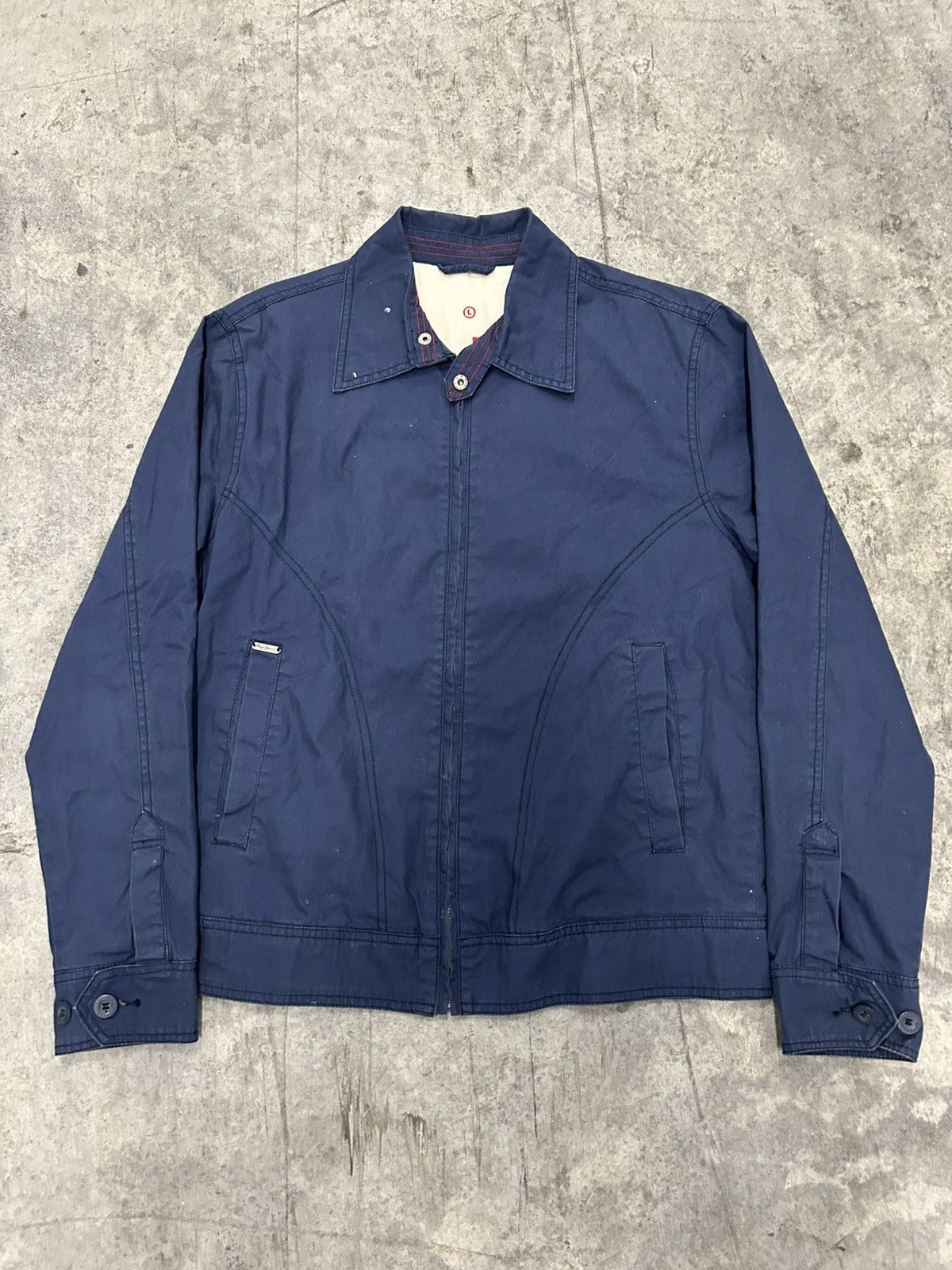 Vintage Vintage Pepe jeans bomber jacket navy Size US L / EU 52-54 / 3 - 1 Thumbnail