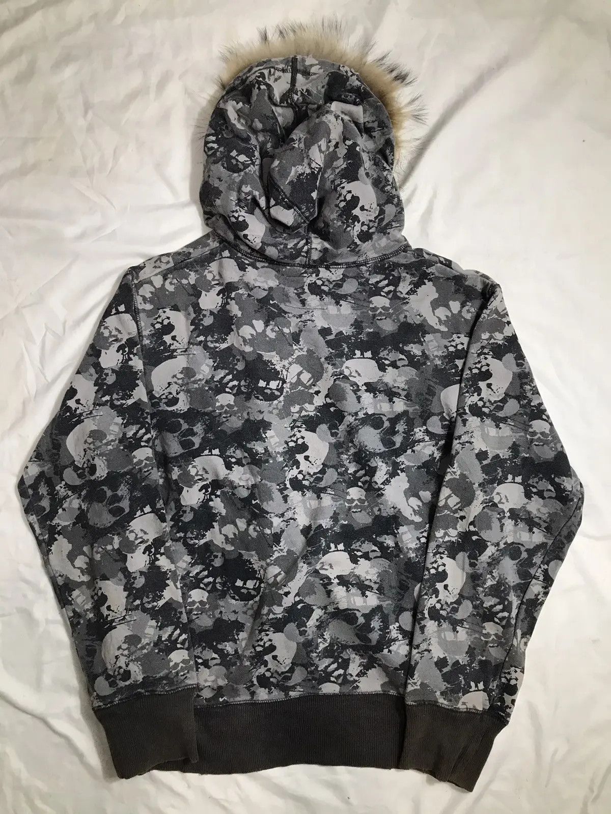 Mossimo Mossimo Supply camo AOP Skull print fur hoodie Size US L / EU 52-54 / 3 - 2 Thumbnail
