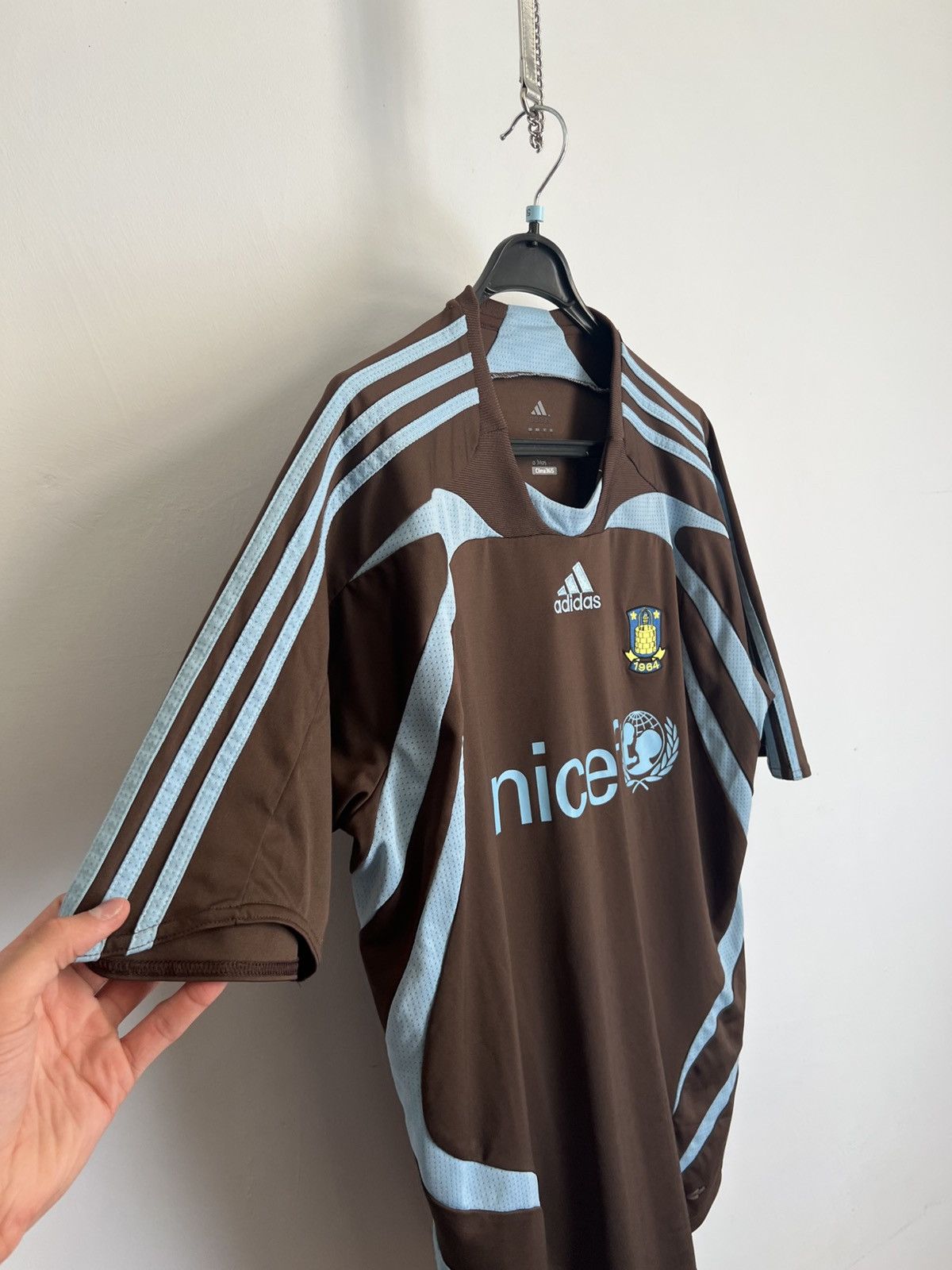 Adidas Vintage Adidas Denmark Brondby Jersey Size Large #3 Size US L / EU 52-54 / 3 - 2 Thumbnail