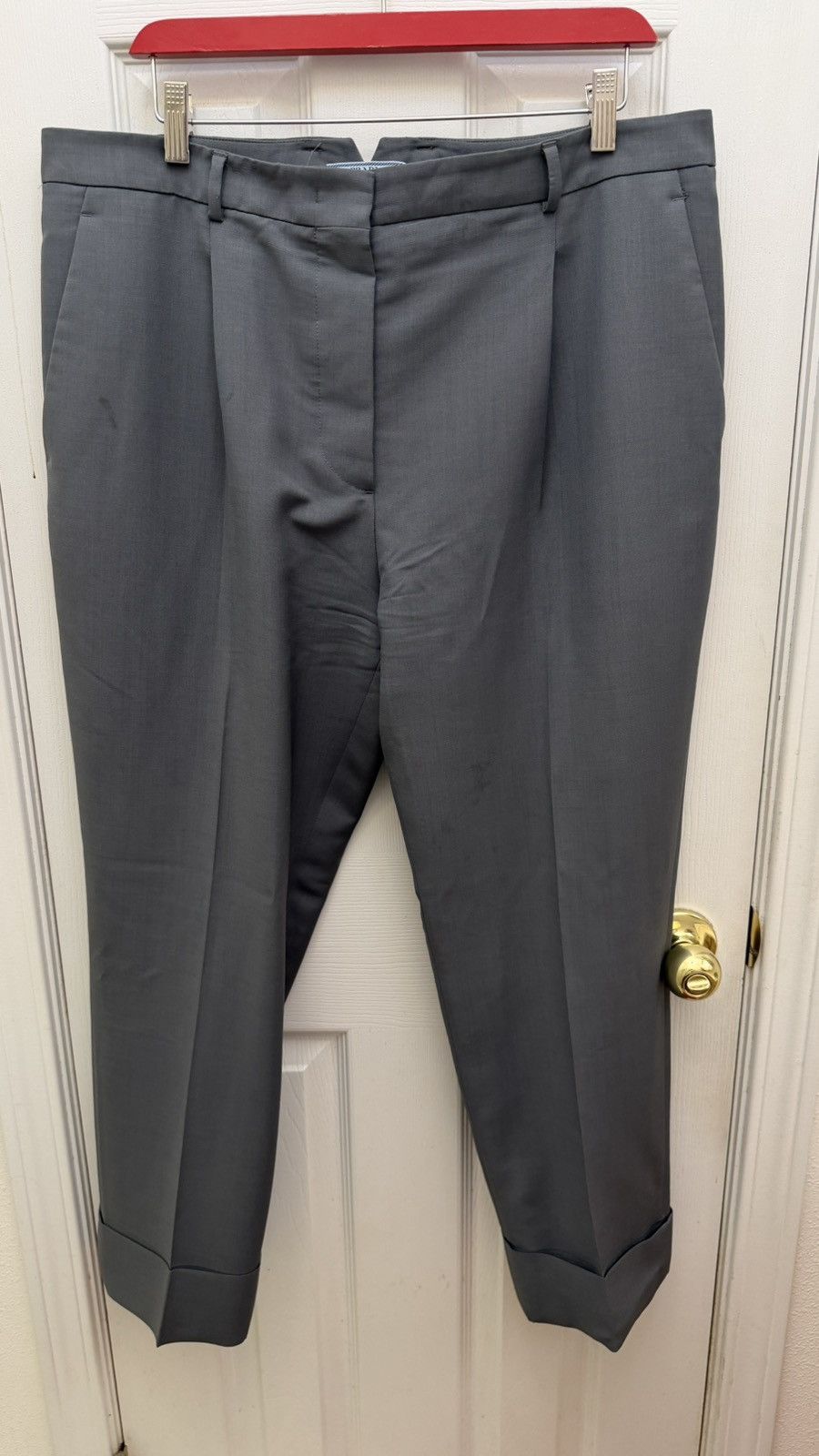 Prada Prada Pleated Trousers Size US 36 / EU 52 - 1 Thumbnail