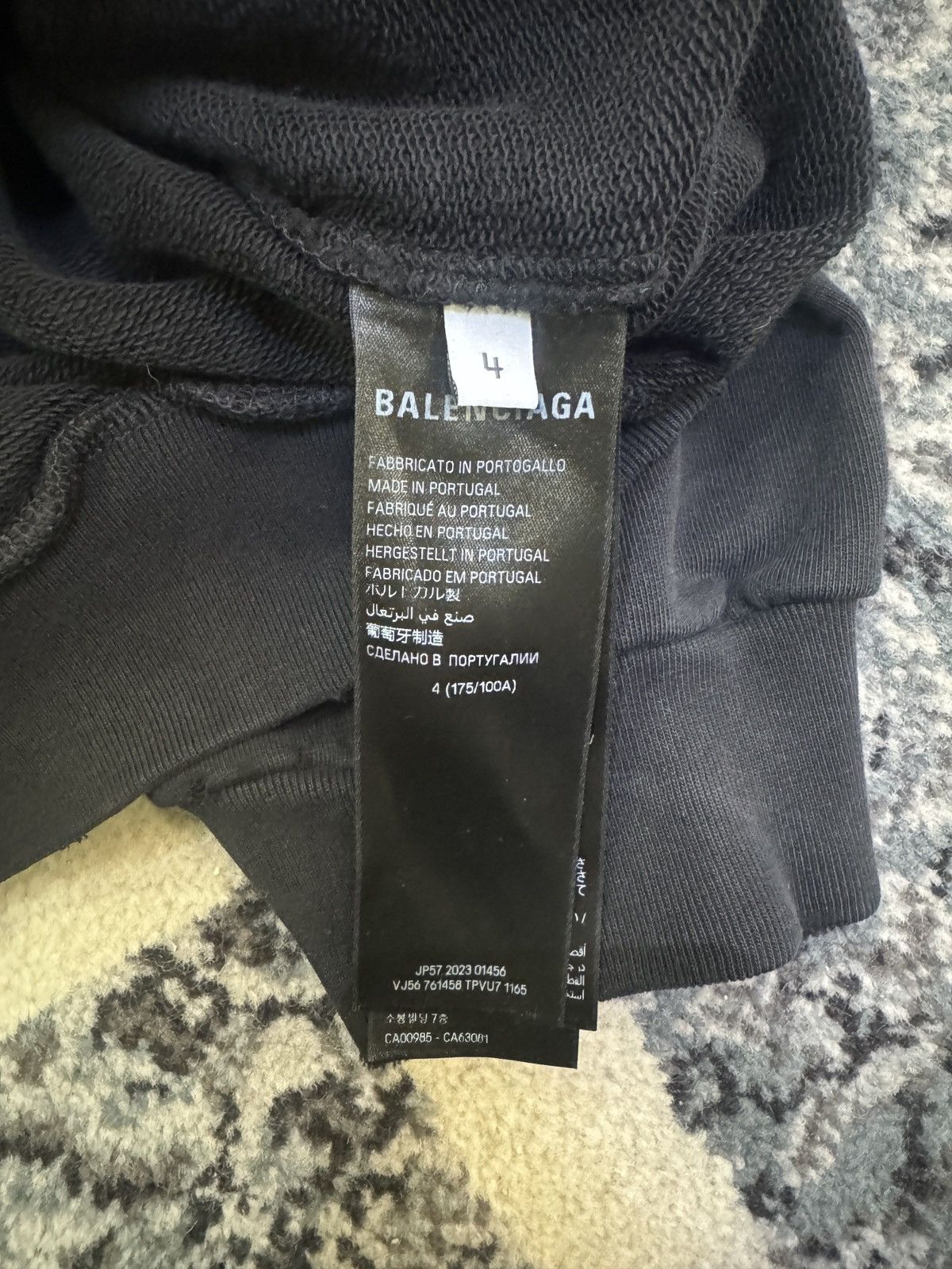 Balenciaga New Balenciaga Surfer logo-print hoodie size 4 Size US XL / EU 56 / 4 - 5 Thumbnail