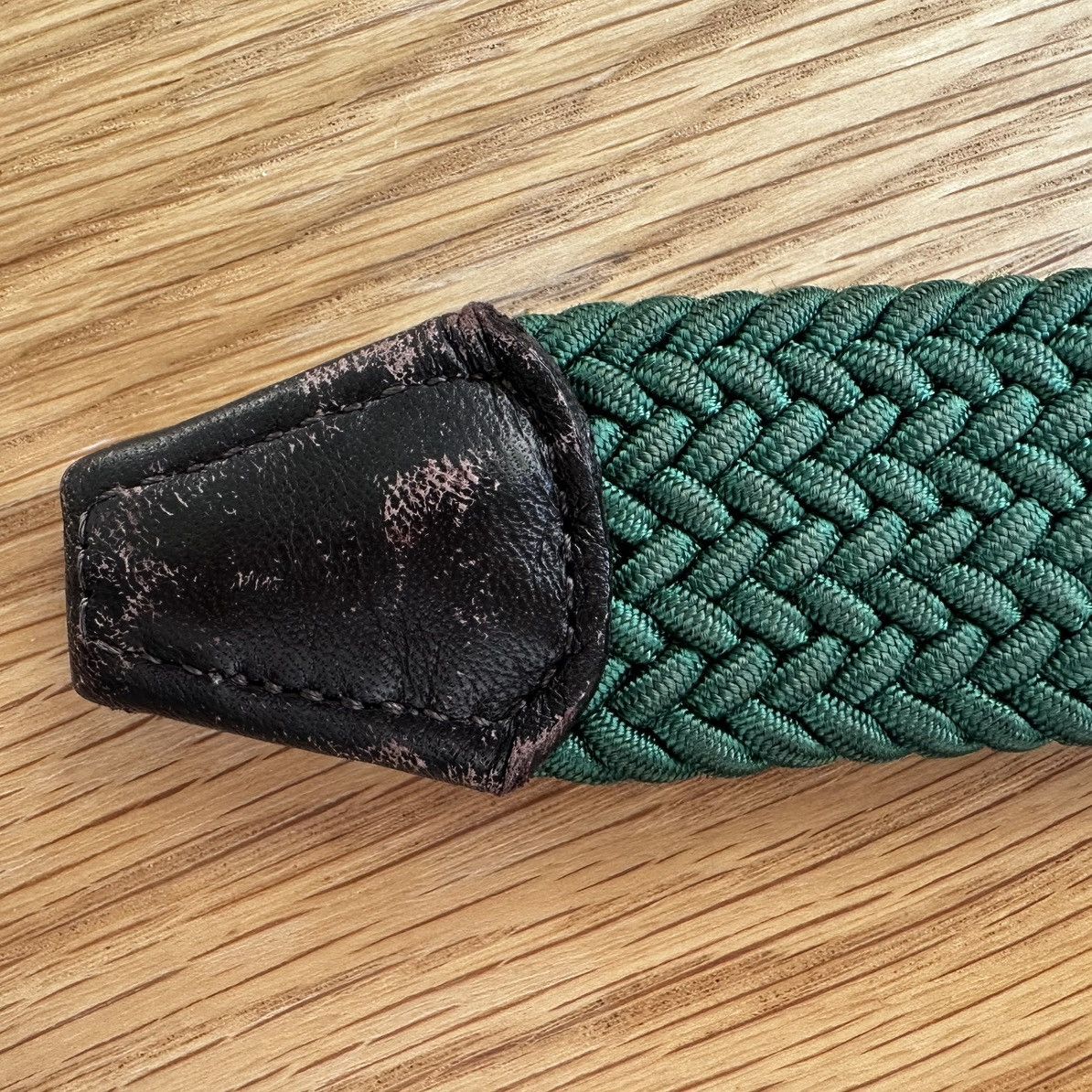 Andersons Anderson‘s Woven Belt Green Size 36 - 4 Thumbnail