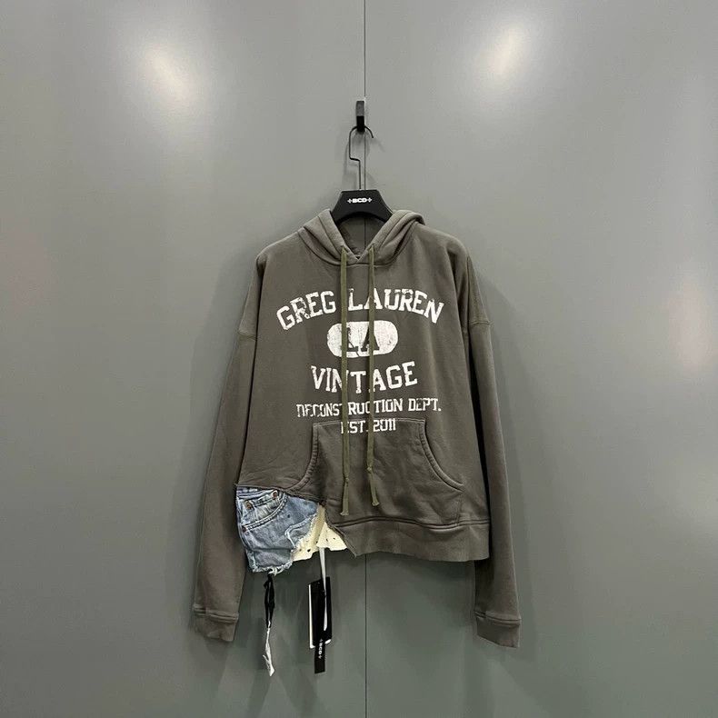 Greg Lauren greg lauren Cowboy Destruction Splicing Hoodie 2506-Nextarr Size US L / EU 52-54 / 3 - 1 Thumbnail