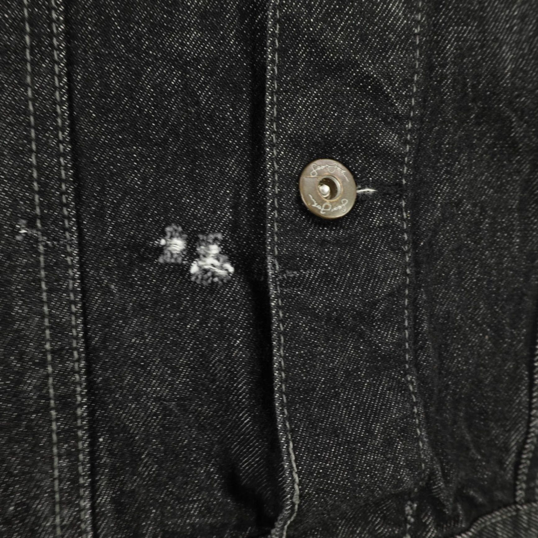 Sean John VINTAGE Sean John Jacket Mens XL Black Denim Jean Coat Button Up Hip Hop Y2K Size US 36 / EU 52 - 4 Thumbnail