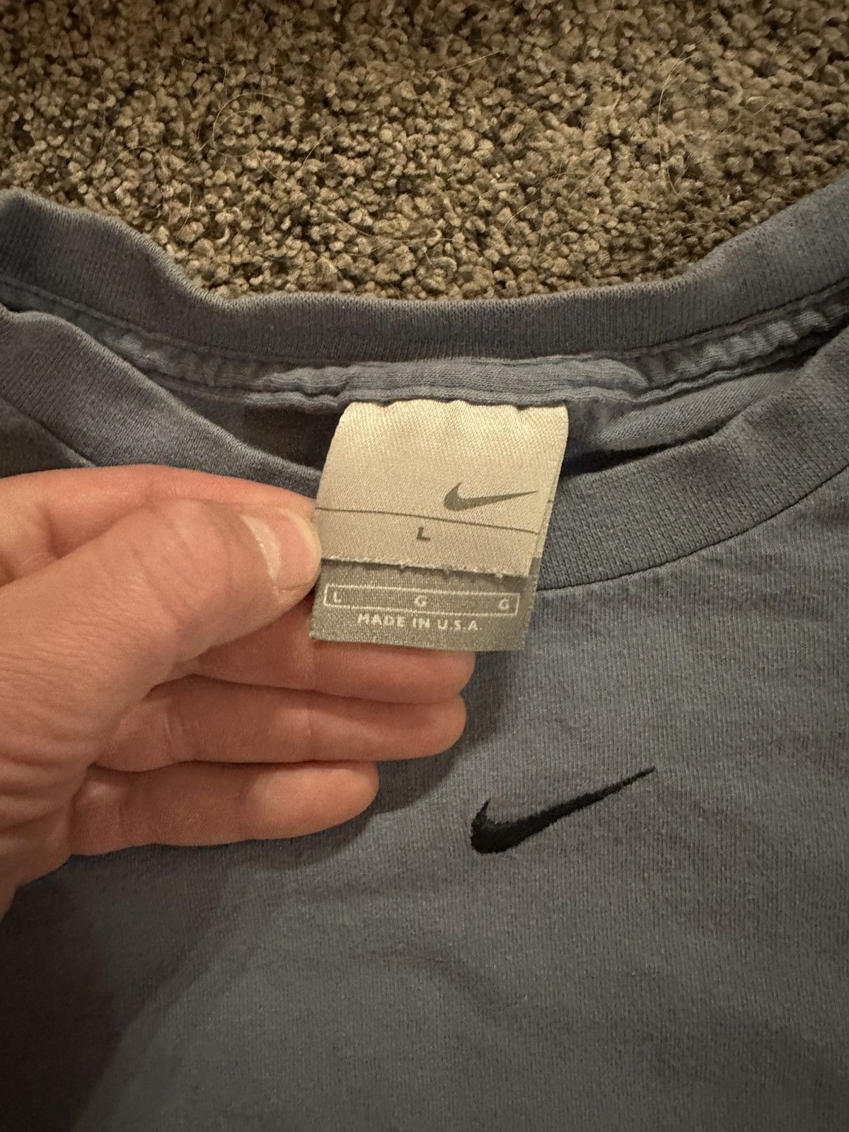 Nike Vintage Nike Basic Long Sleeve Tshirt Size US L / EU 52-54 / 3 - 2 Thumbnail