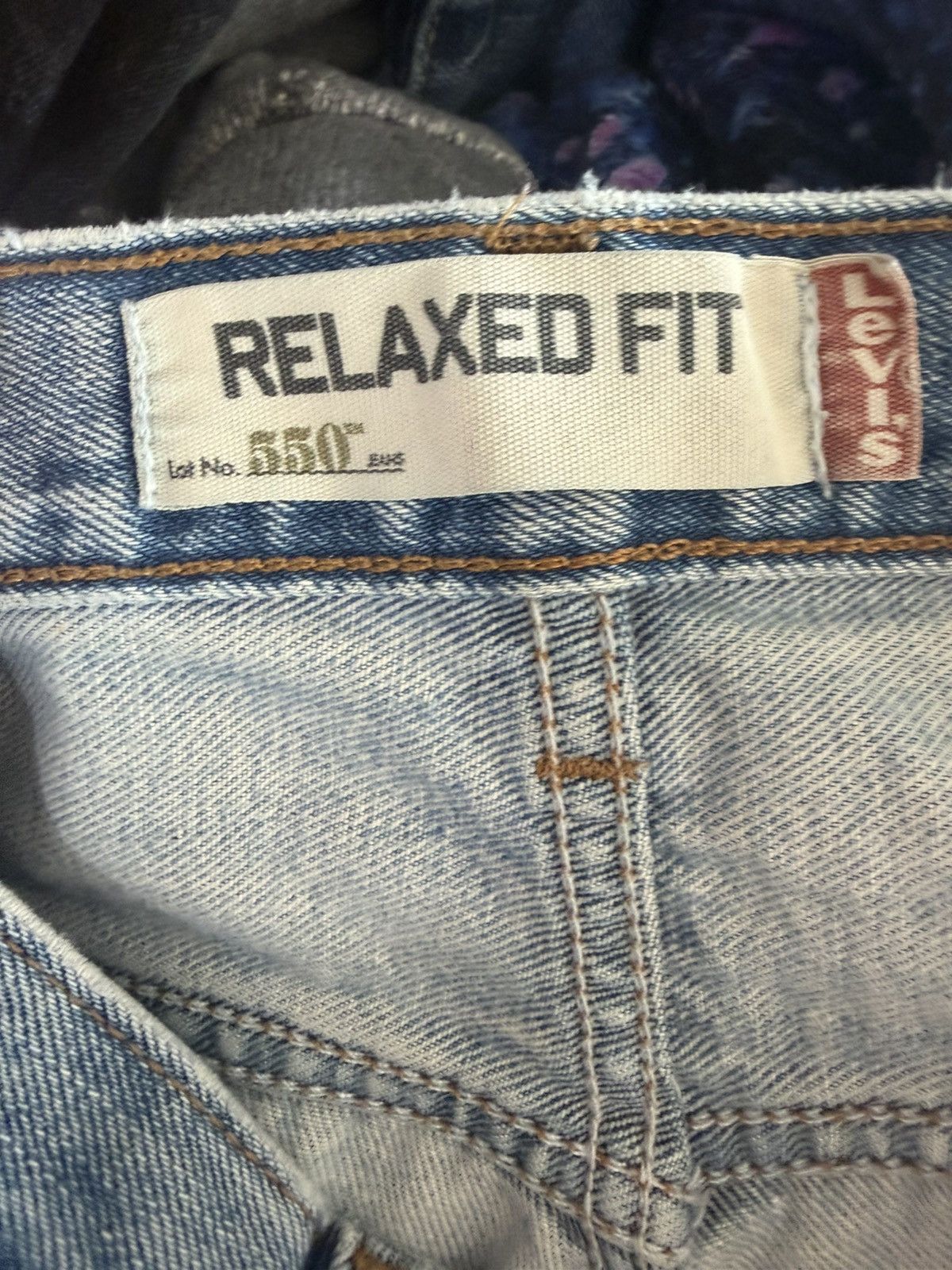 Levi's Levi’s 550 Relaxed Fit Y2K Light Wash Straight Jeans 32x30 Size US 32 / EU 48 - 5 Thumbnail
