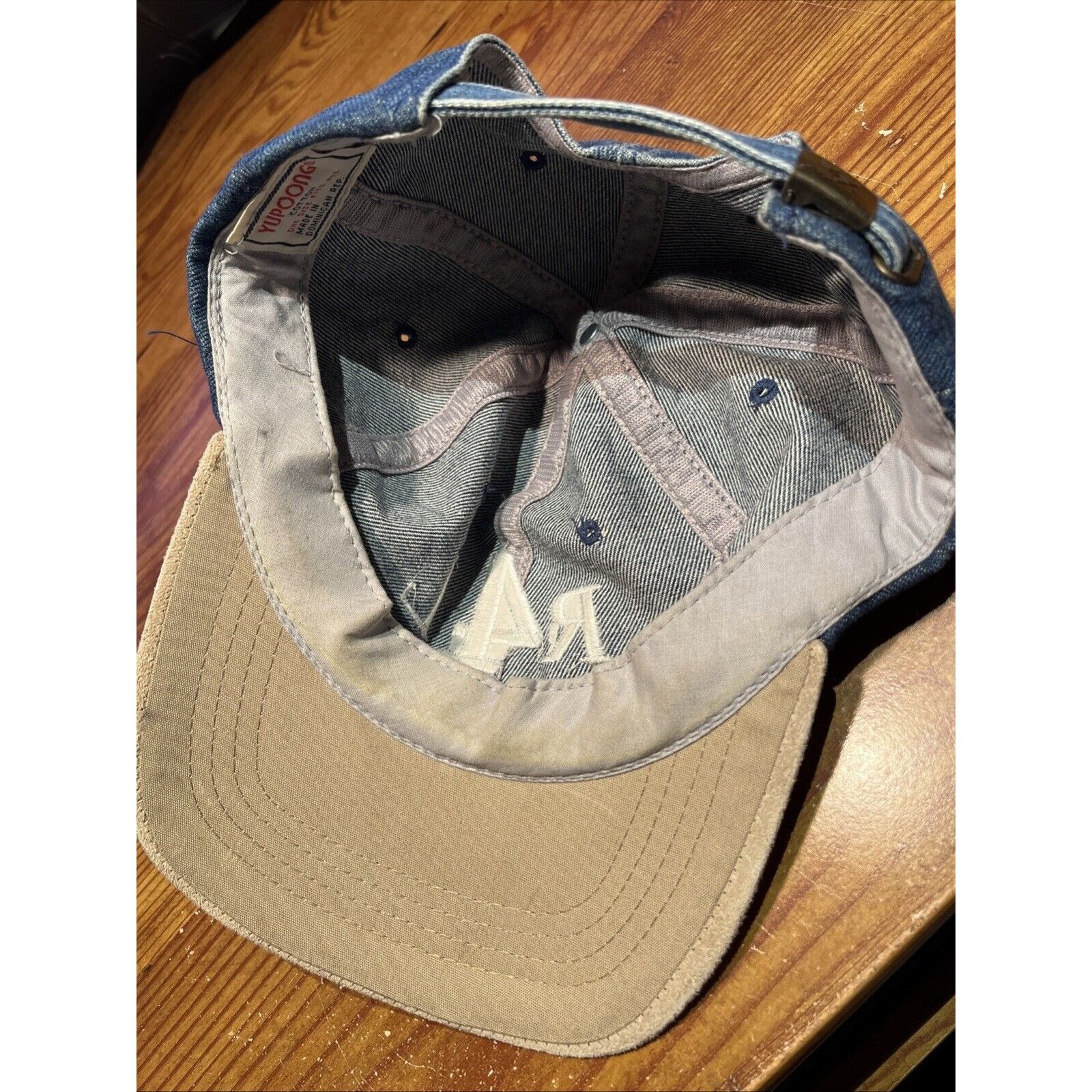 Yupong Vintage 90s R4L Denim Blue Jean Hat Yupoong Cotton One Size Size ONE SIZE - 6 Thumbnail