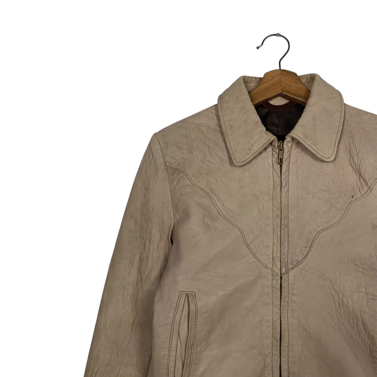 Schott Vintage 80s Schott Nyc Leather Jacket Size M / US 6-8 / IT 42-44 - 6 Thumbnail