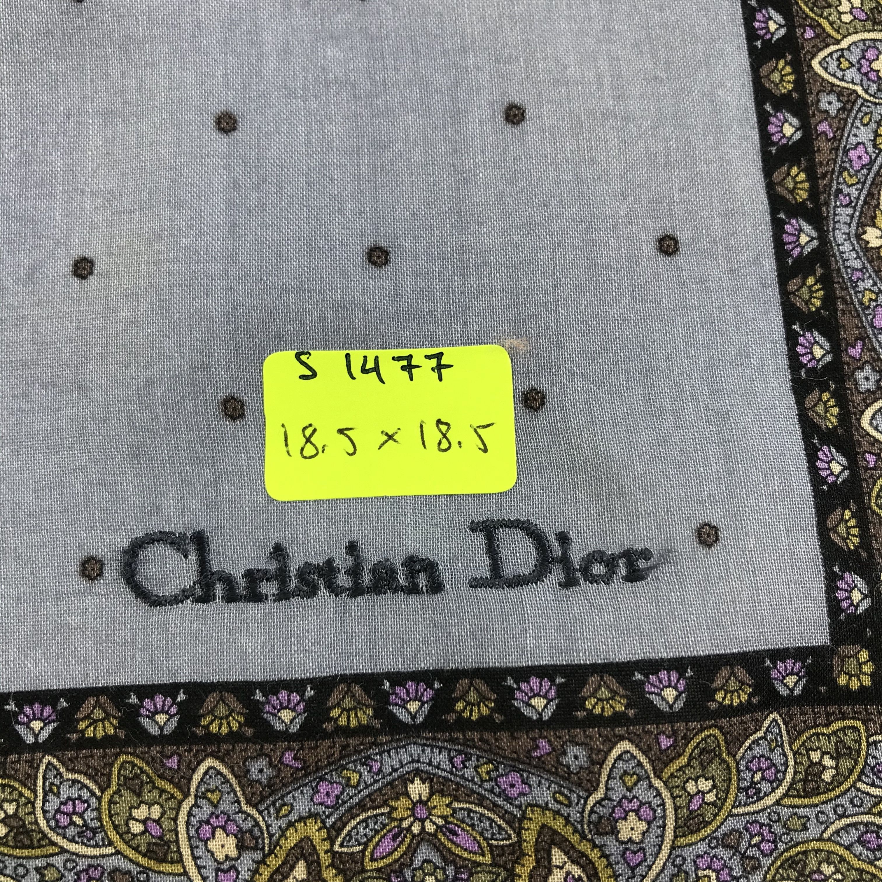 Vintage Christian Dior Neckerchief / Bandana / Handkerchief Size ONE SIZE - 5 Thumbnail