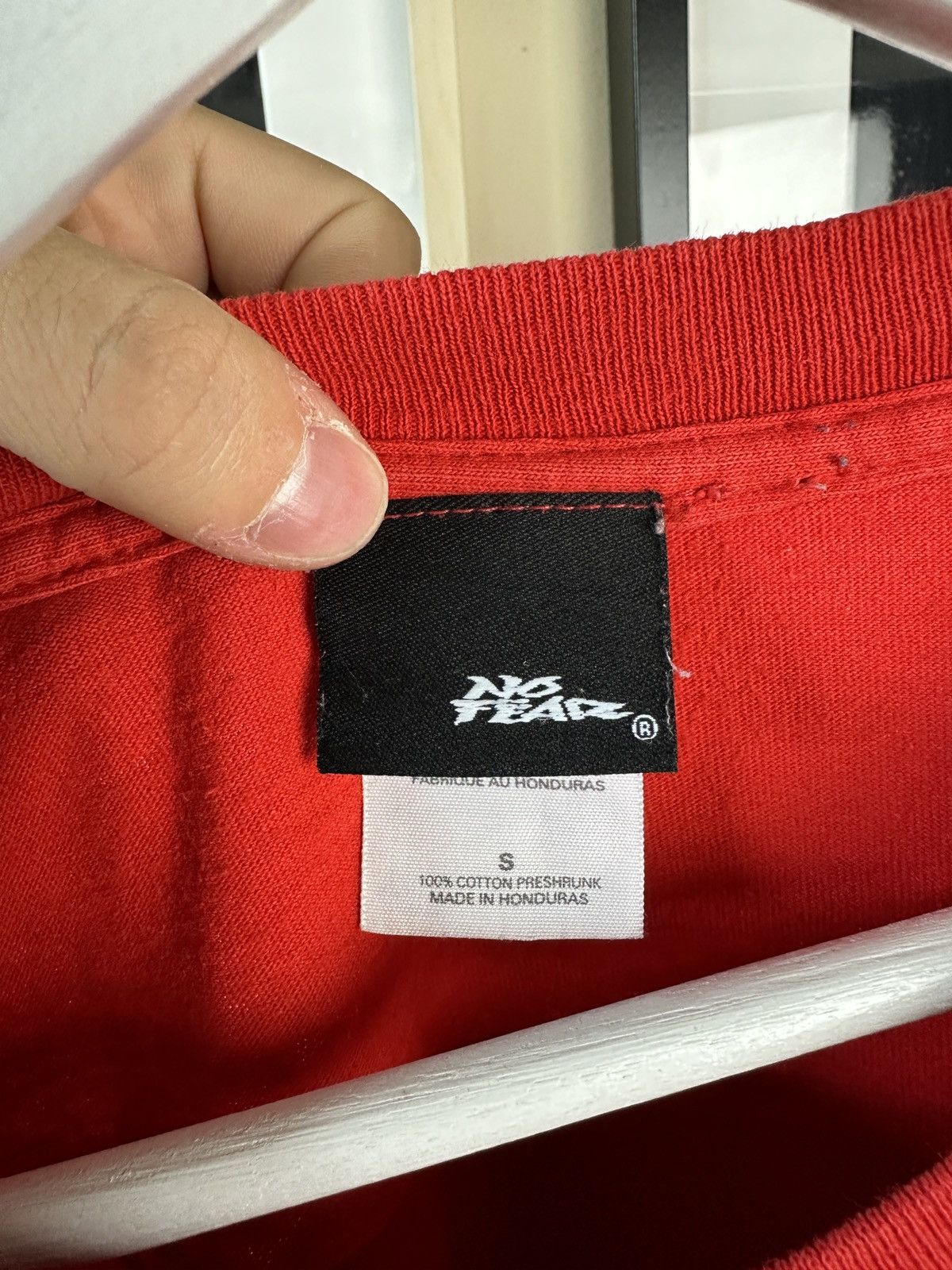 No Fear × Vintage Red T-shirt with graphic No Fear Size US S / EU 44-46 / 1 - 5 Thumbnail