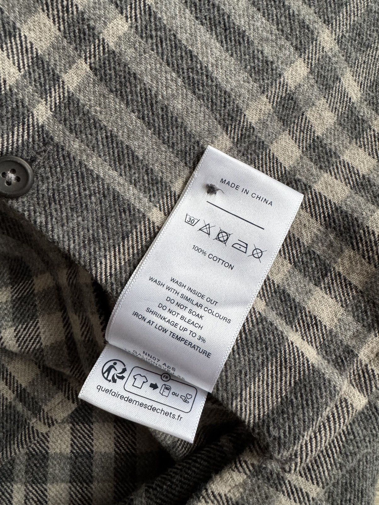 NN07 NN07 Freddy Flannel Overshirt Size US L / EU 52-54 / 3 - 9 Thumbnail
