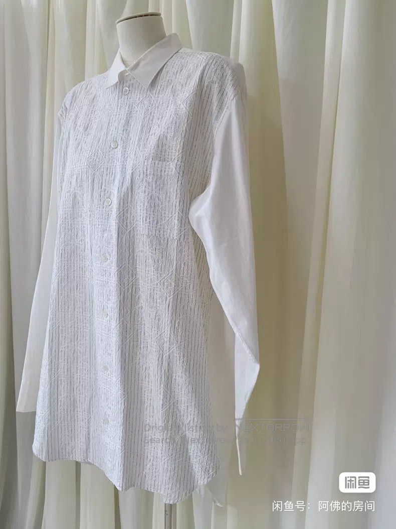 Yohji Yamamoto Yohji Yamamoto size os Spring/Summer 1980 Collection shirt Size US M / EU 48-50 / 2 - 1 Thumbnail