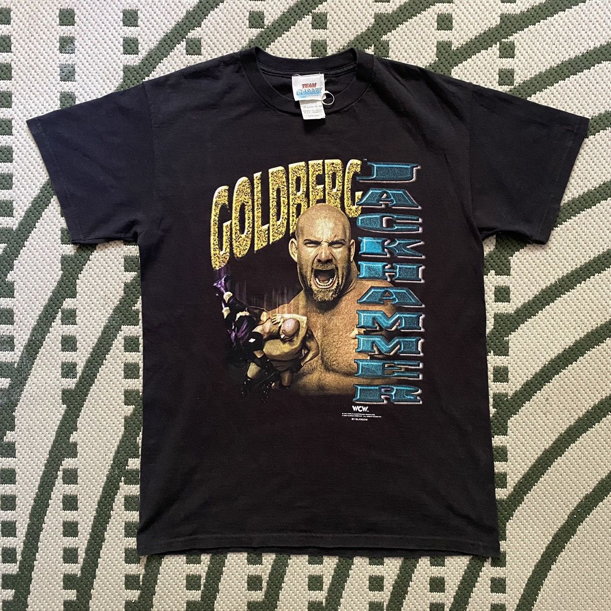 Vintage Vintage WCW Goldberg Jackhammer 1998 Wrestling Shirt | Grailed