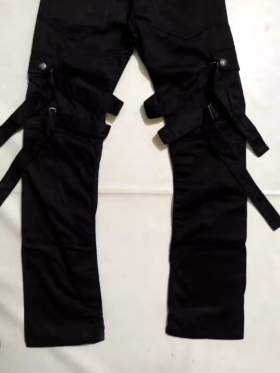 Japanese Brand BG- SHO Bondage Cargo Punk Pants Size US 29 - 7 Thumbnail