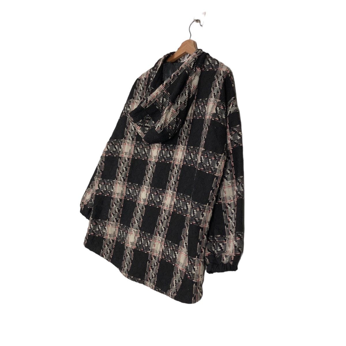Japanese Brand 📌VINTAGE BIKER JACKET KBF JAPAN TARTAN DESIGN CHECK Size US M / EU 48-50 / 2 - 11 Thumbnail