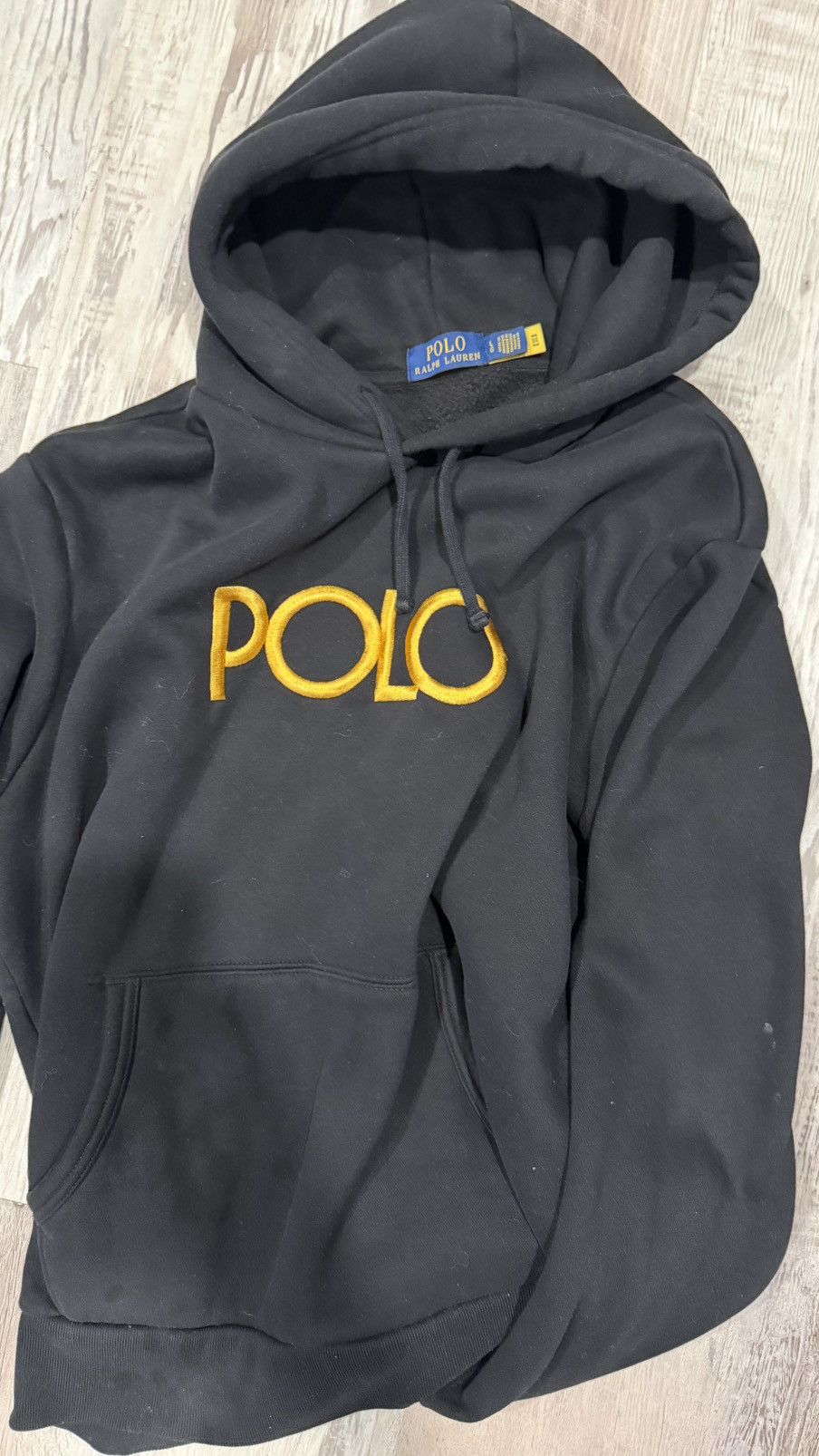 Polo Ralph Lauren Polo RL black and gold Logo hoodie. Size US M / EU 48-50 / 2 - 4 Thumbnail