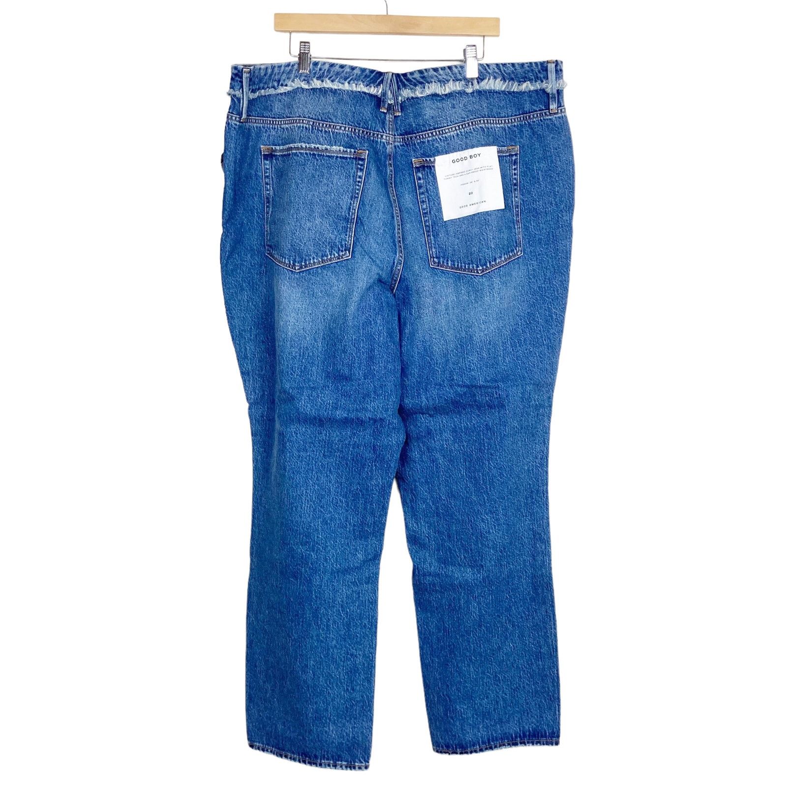 Good American Good American Good Boy High Rise Boyfriend Jeans Sz 20 Size 42" / US 20 - 7 Thumbnail