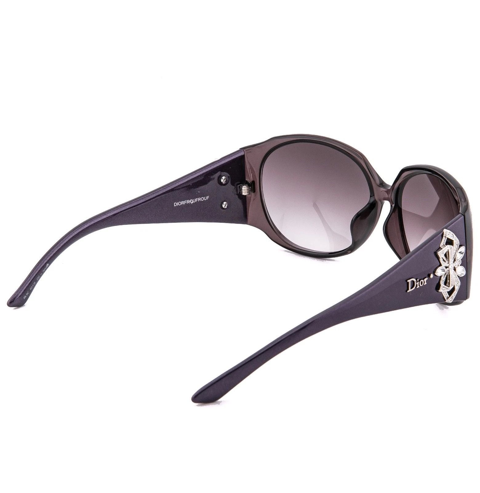 Christian Dior Monsieur CHRISTIAN DIOR FROUFROU Purple Oval Sunglasses DIORFROU FROU Size ONE SIZE - 4 Thumbnail