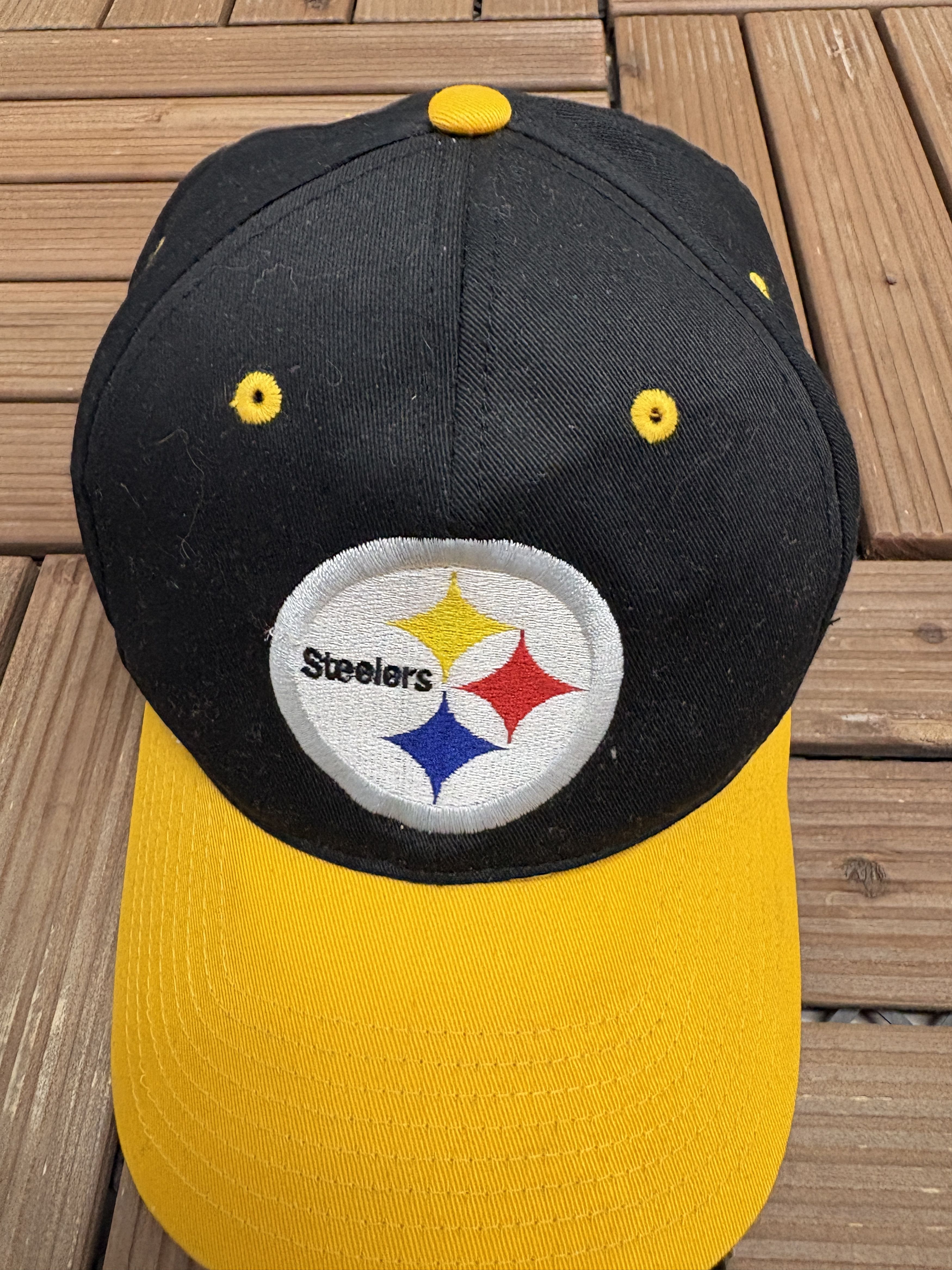 Vintage Pittsburgh Steelers Vintage Embroidered Snap Back Hat Size ONE SIZE - 3 Thumbnail