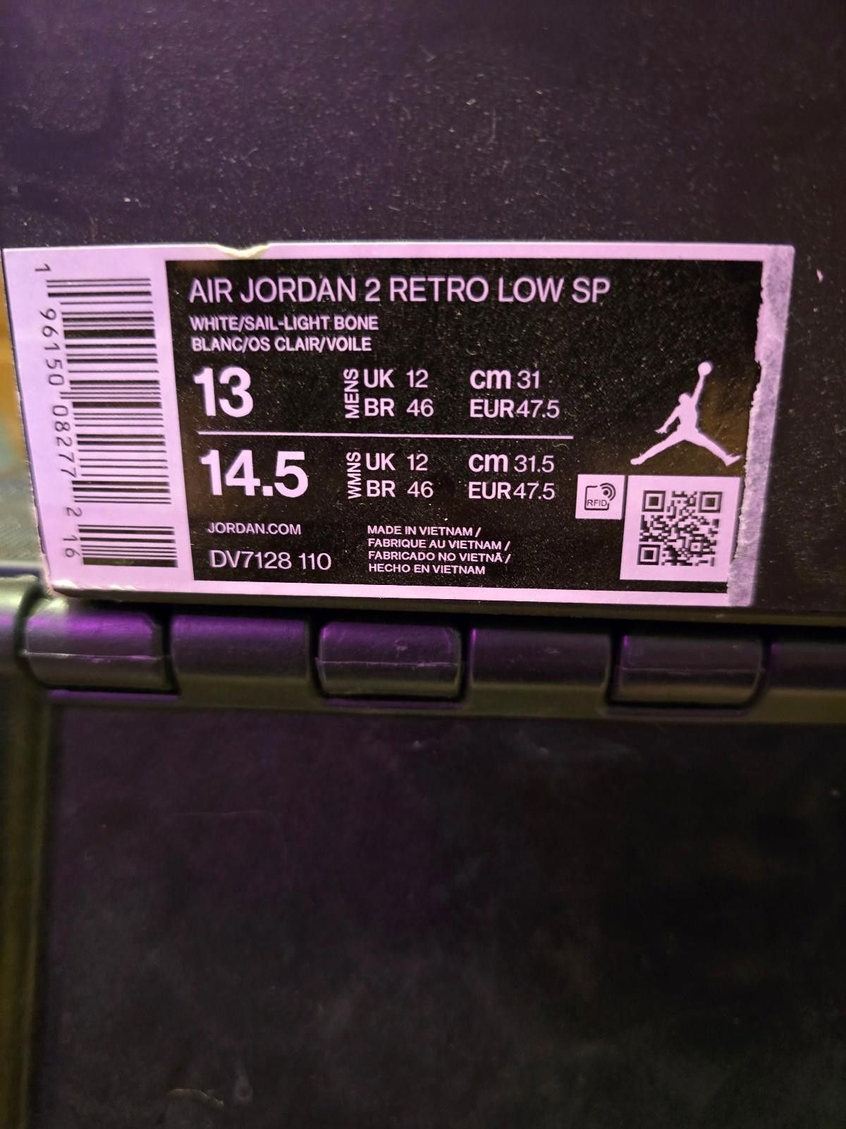 Jordan Brand 2022 Shelflife x Air Jordan 2 retro low Size US 13 / EU 46 - 11 Thumbnail