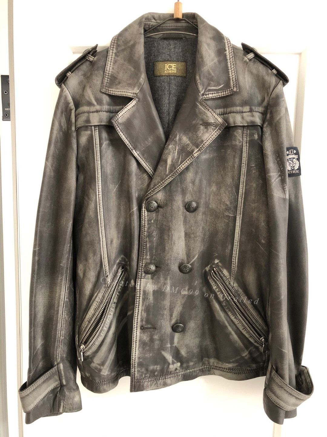 Iceberg Iceberg Leather Jacket Size US M / EU 48-50 / 2 - 1 Thumbnail