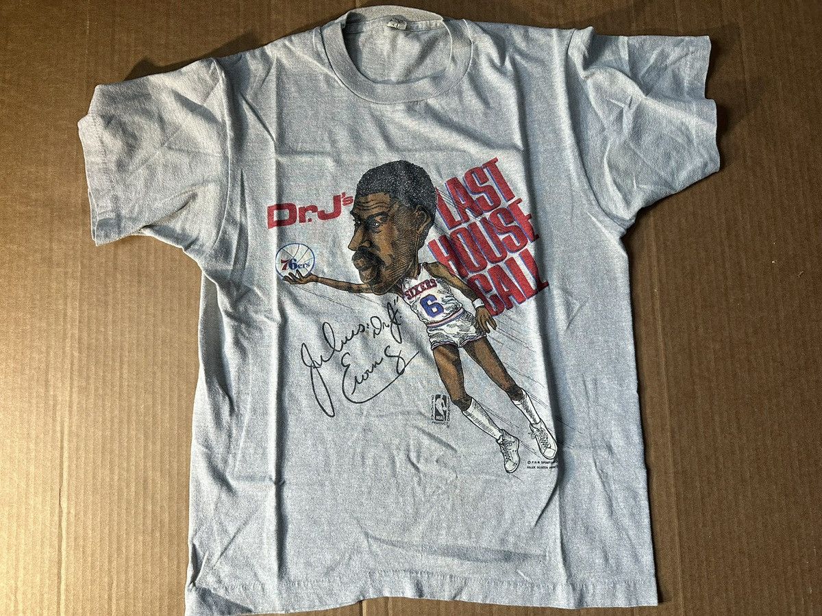NBA Dr. J’s last house call single stitch vintage shirt Size US M / EU 48-50 / 2 - 1 Thumbnail