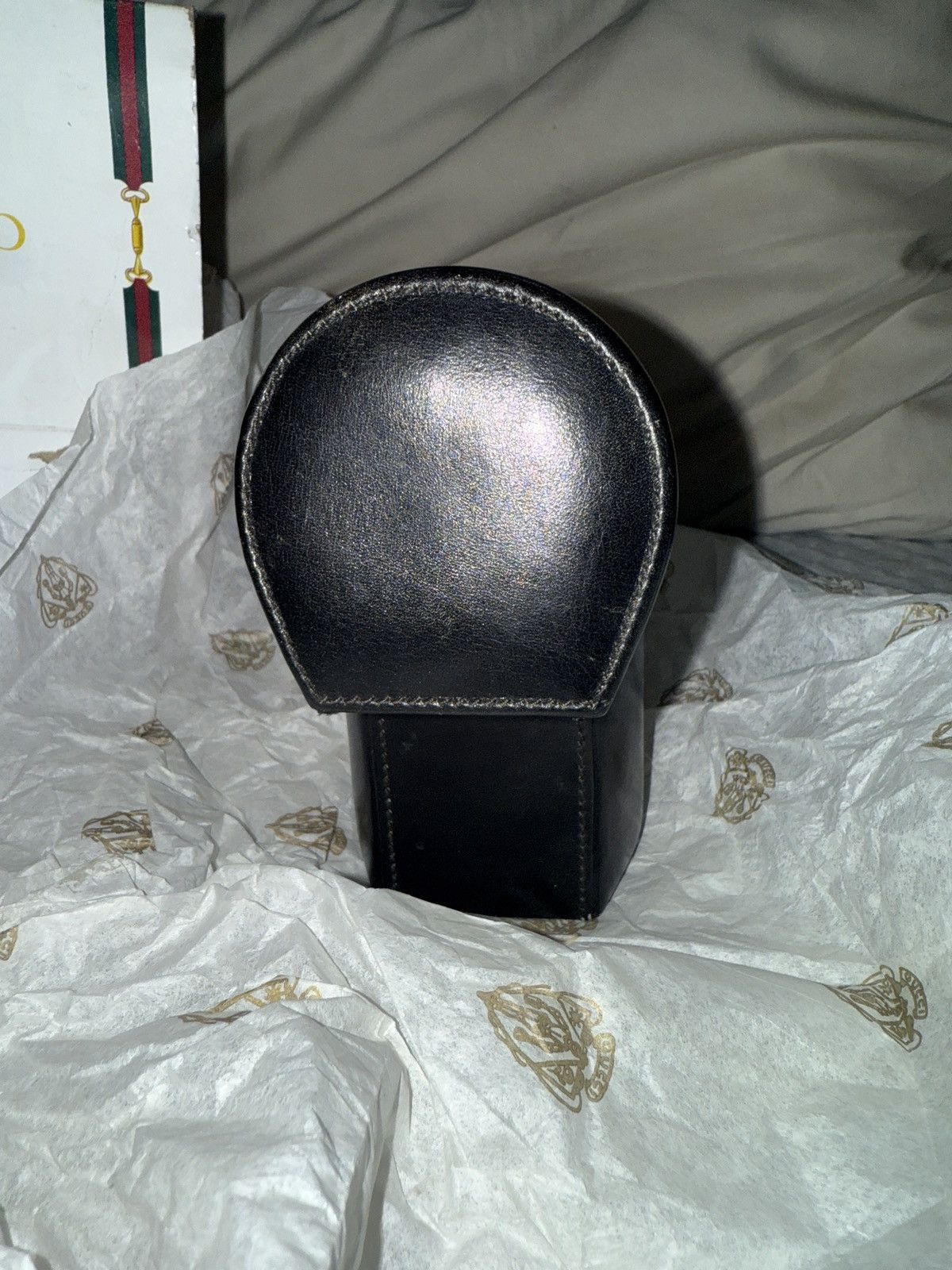 Gucci Gucci 1970s-80s Desk Lighter - Leather Case - Original Box Size ONE SIZE - 17 Thumbnail