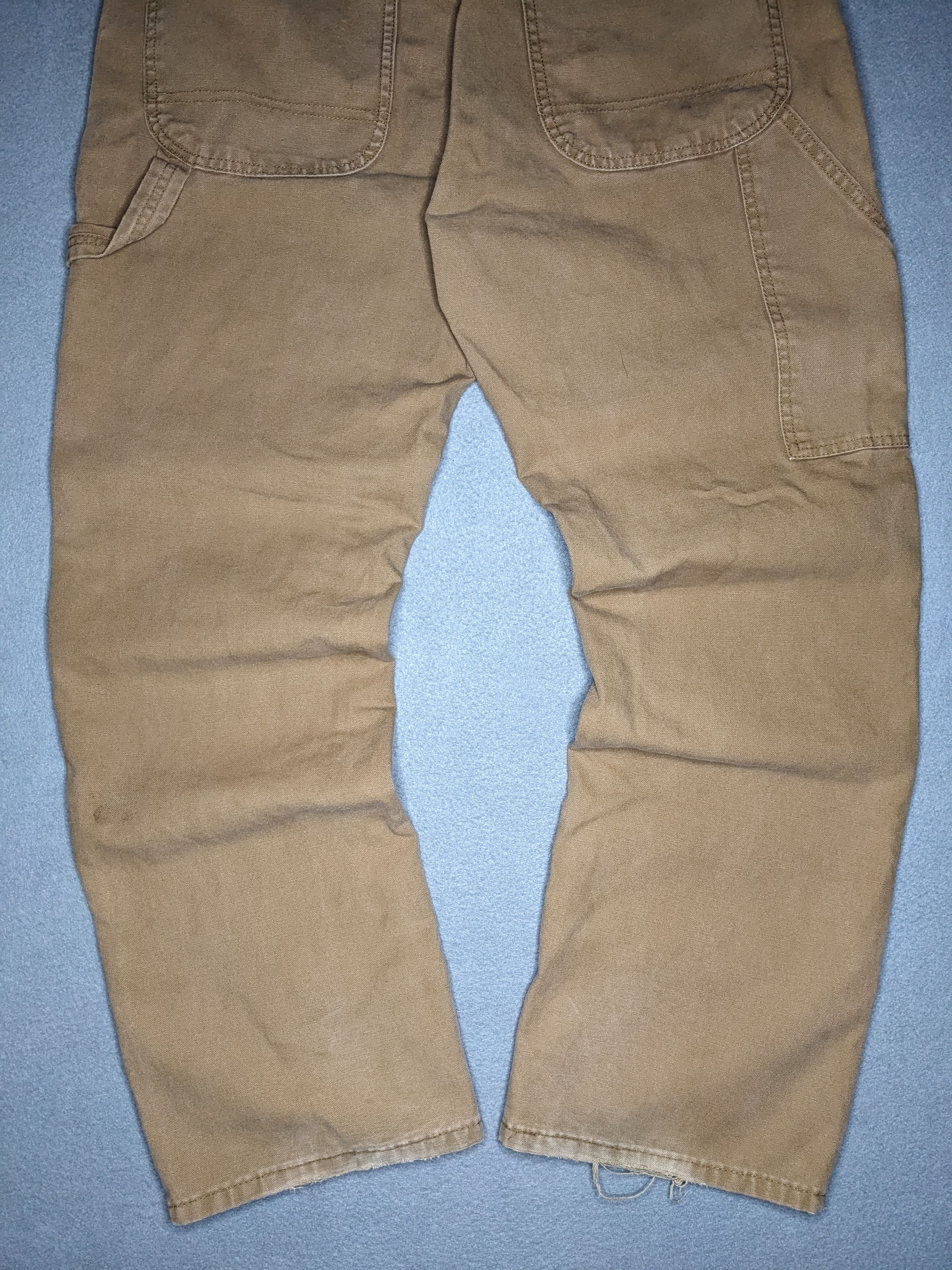 Dickies Dickies Carpenter Pants 35x30 Canvas Distressed Baggy Faded Size US 35 - 8 Thumbnail