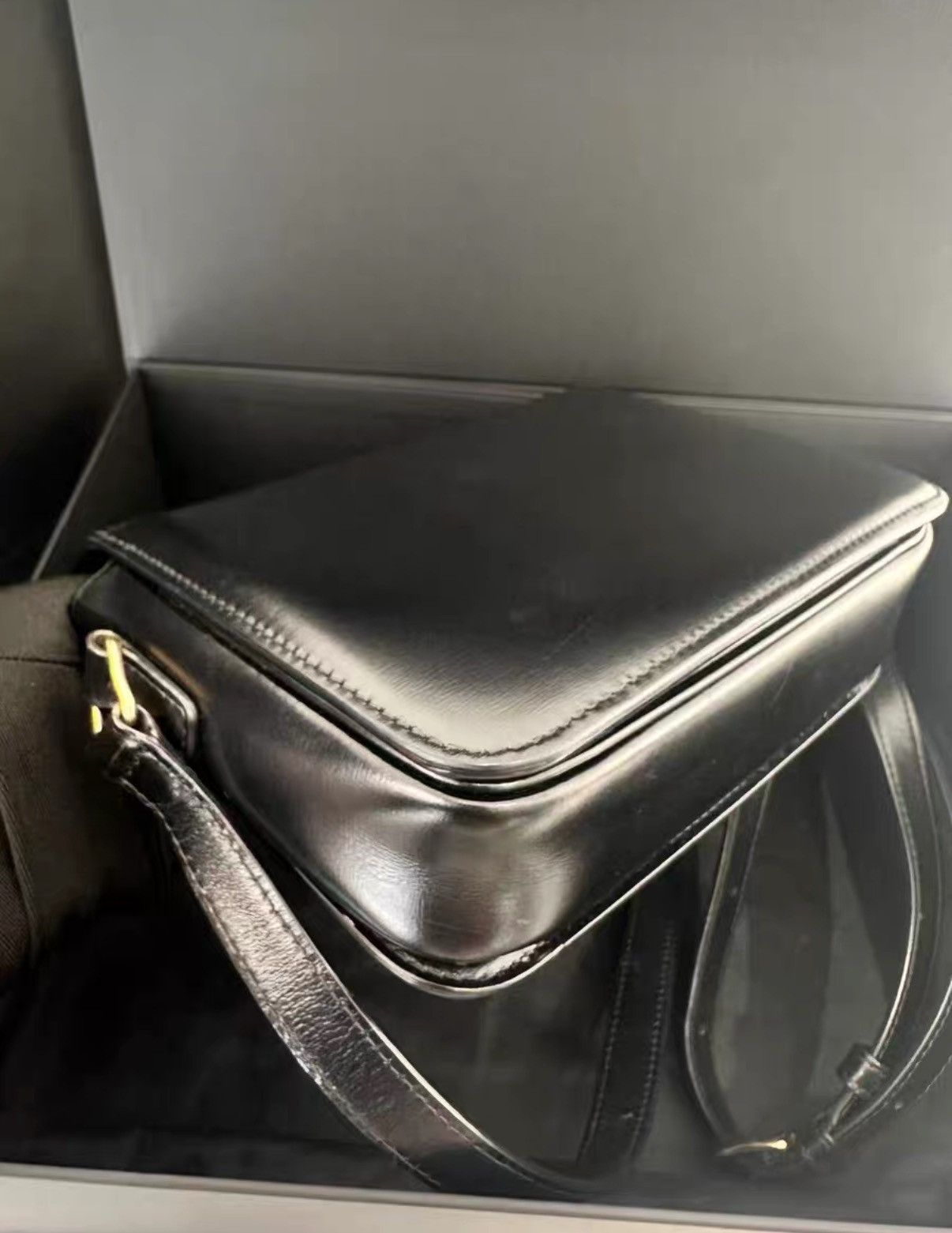 Celine Celine Teen Triomphe Box triumphant box bag J38 Size ONE SIZE - 5 Thumbnail