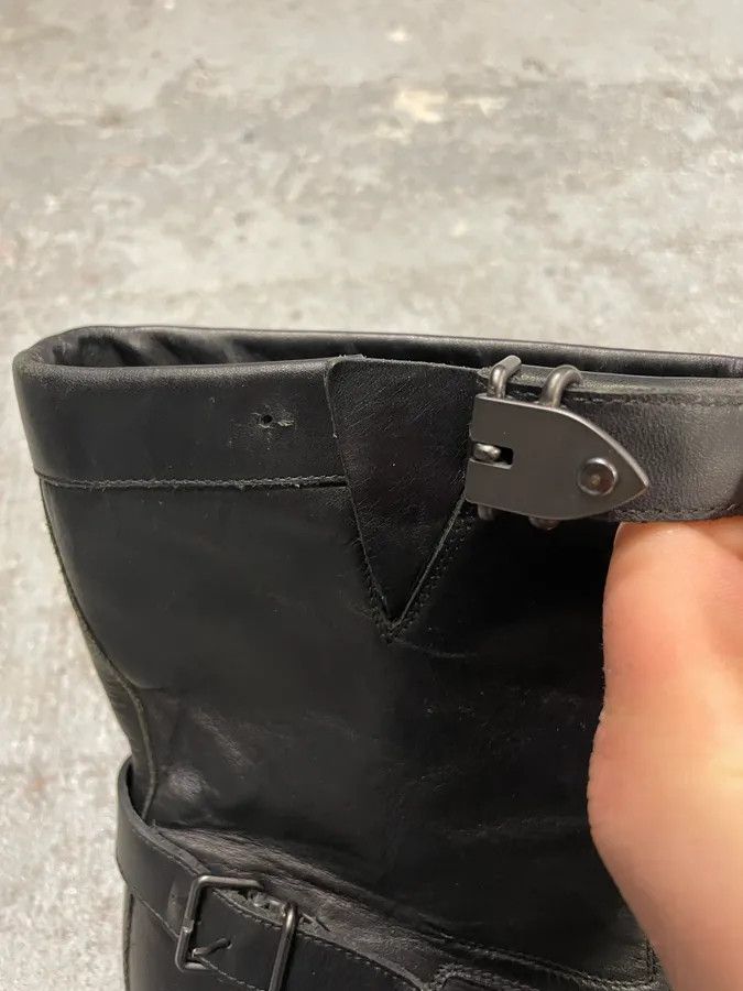 Gucci Gucci Straps Black Leather Boots Size US 8.5 / EU 41-42 - 9 Thumbnail