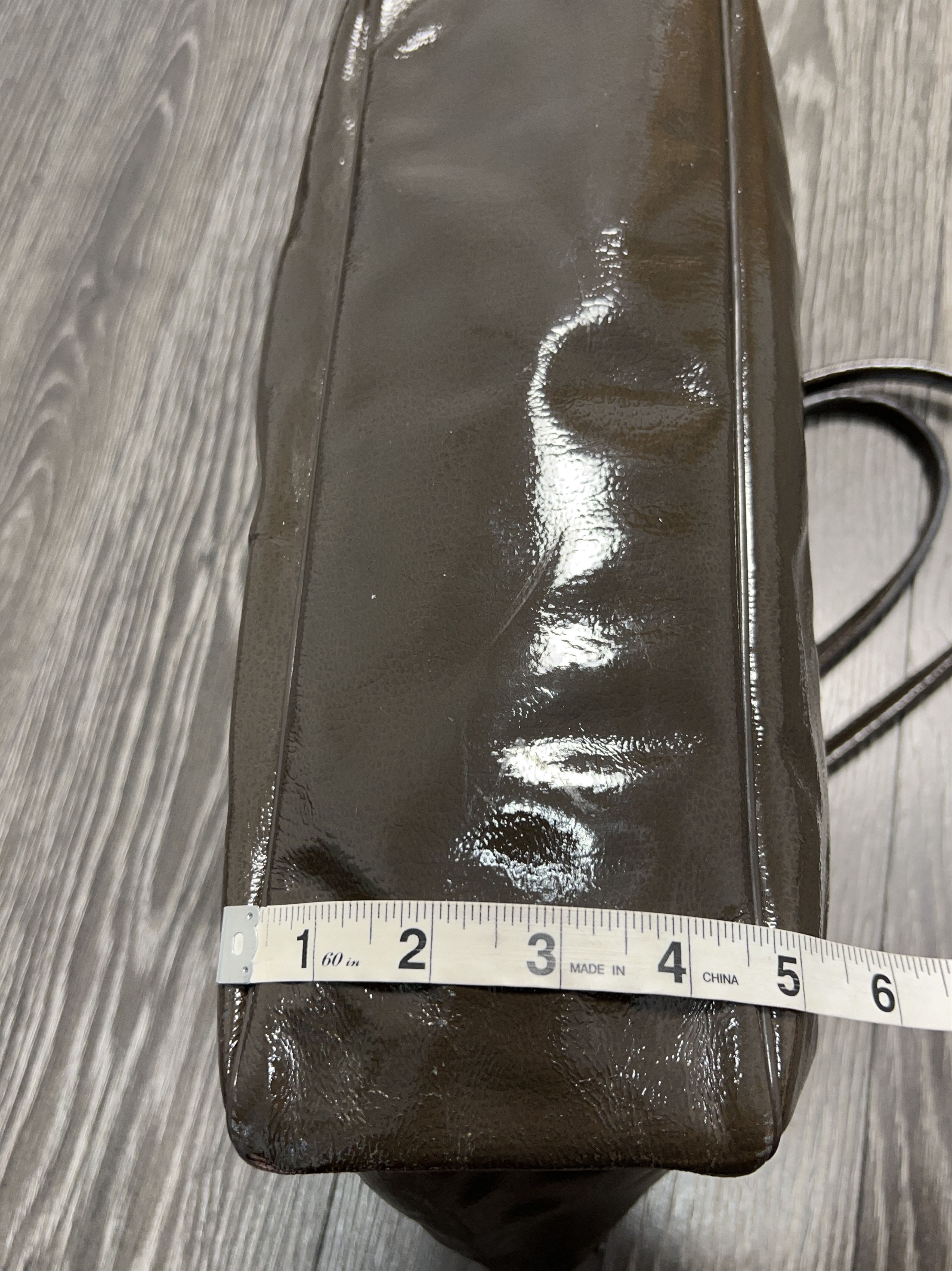 Longchamp Paris Roseau Patent Leather Tote Bag Handle Shoulder Bag Size ONE SIZE - 12 Thumbnail