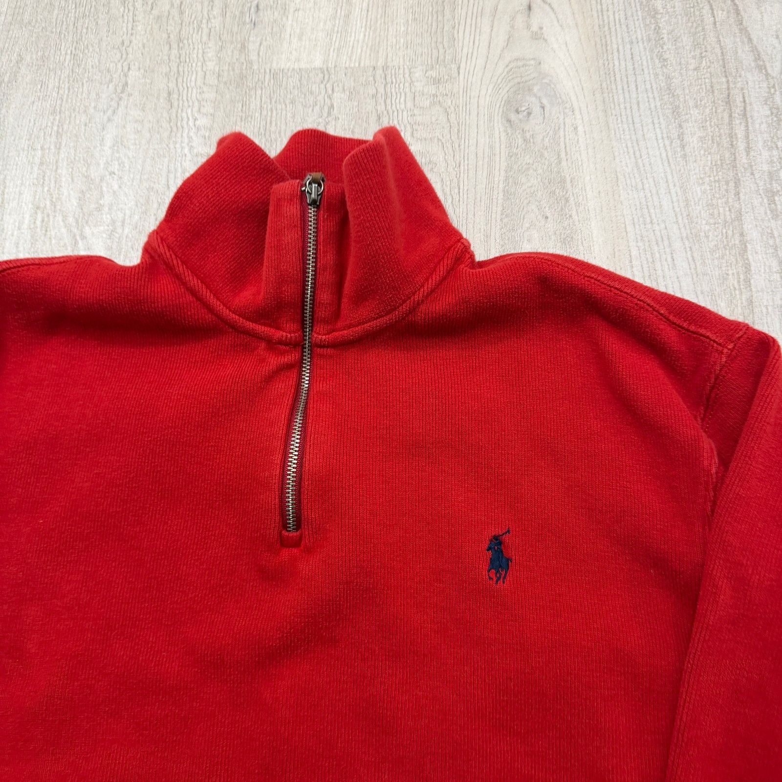 Polo Ralph Lauren Vintage Polo Ralph Lauren Quarter Zip Men's Large Sweater Size US L / EU 52-54 / 3 - 3 Thumbnail